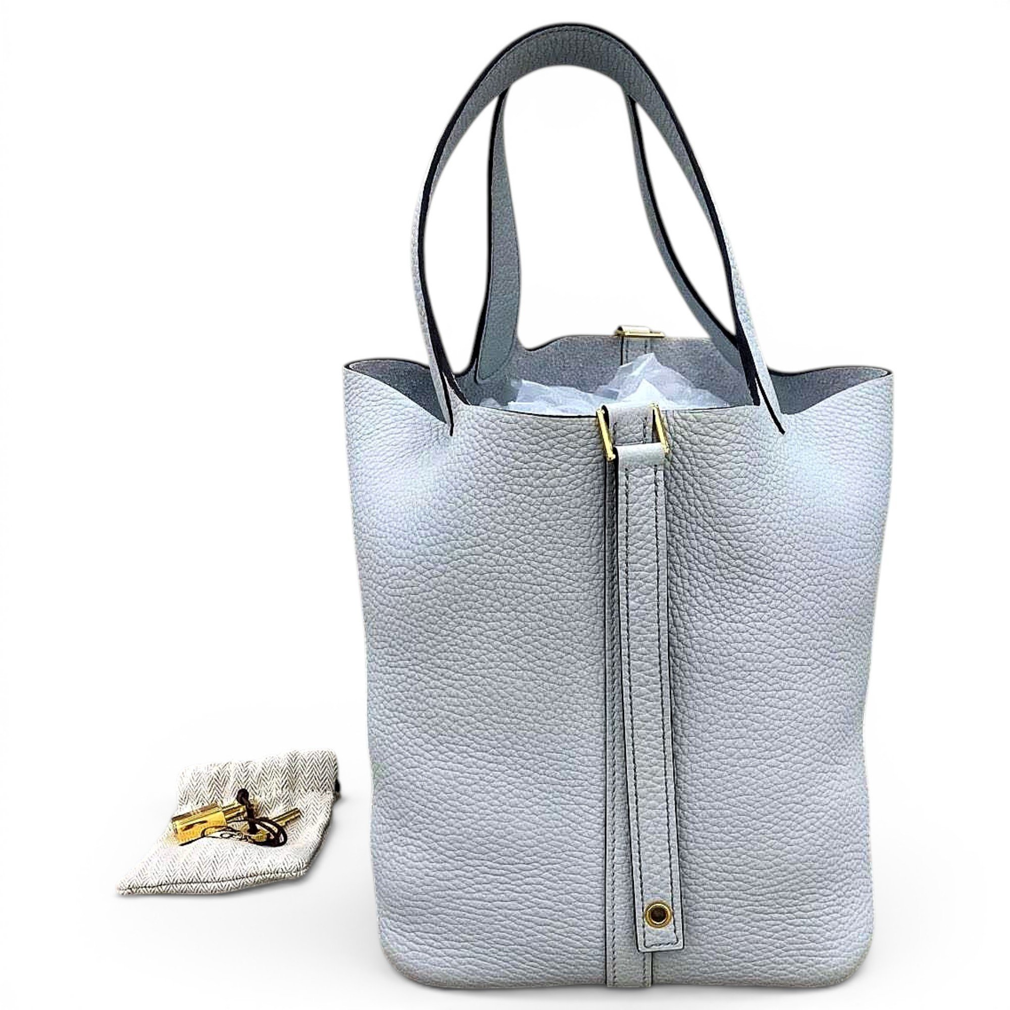 Picotin leather handbag