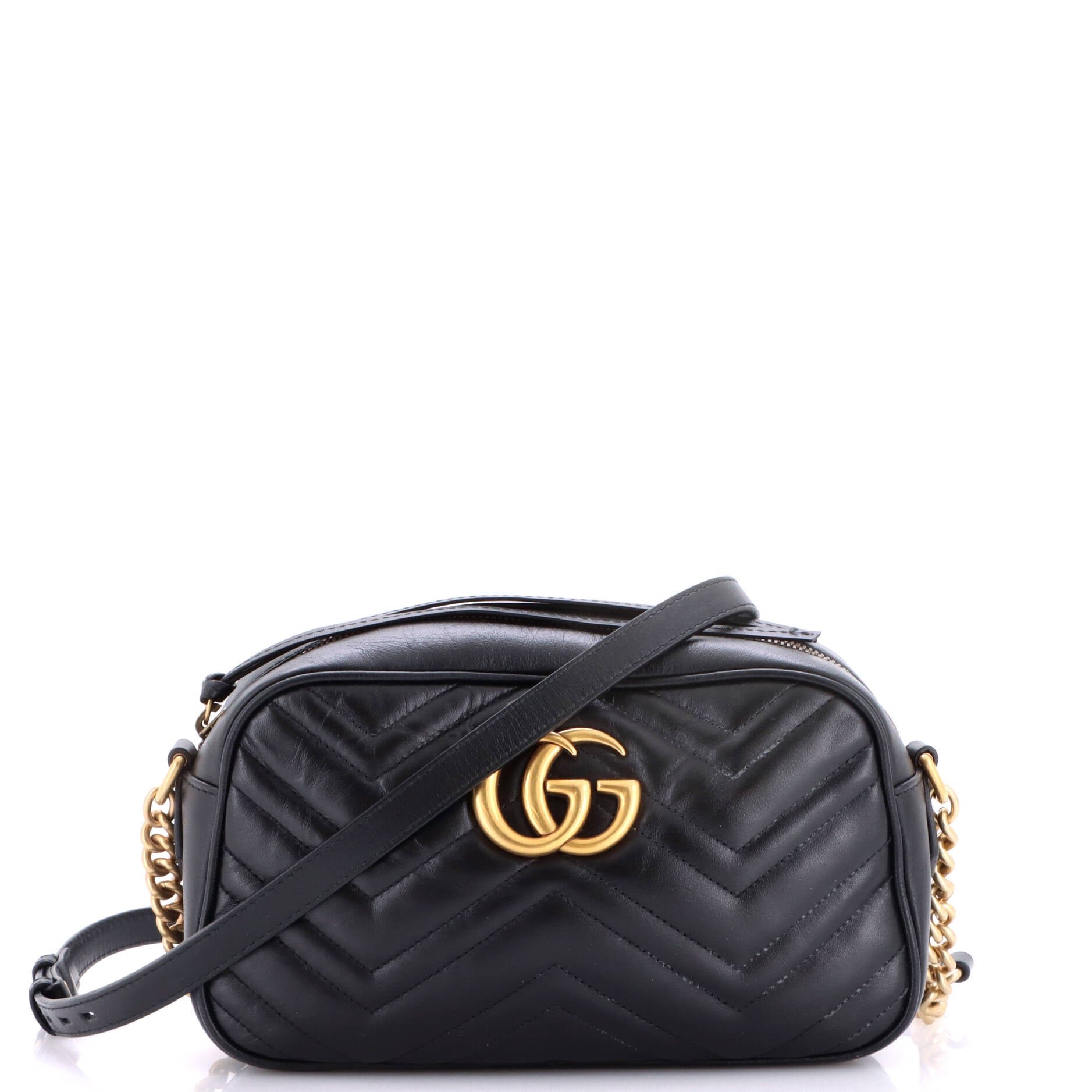 GG Marmont Shoulder Bag Matelasse Leather Small