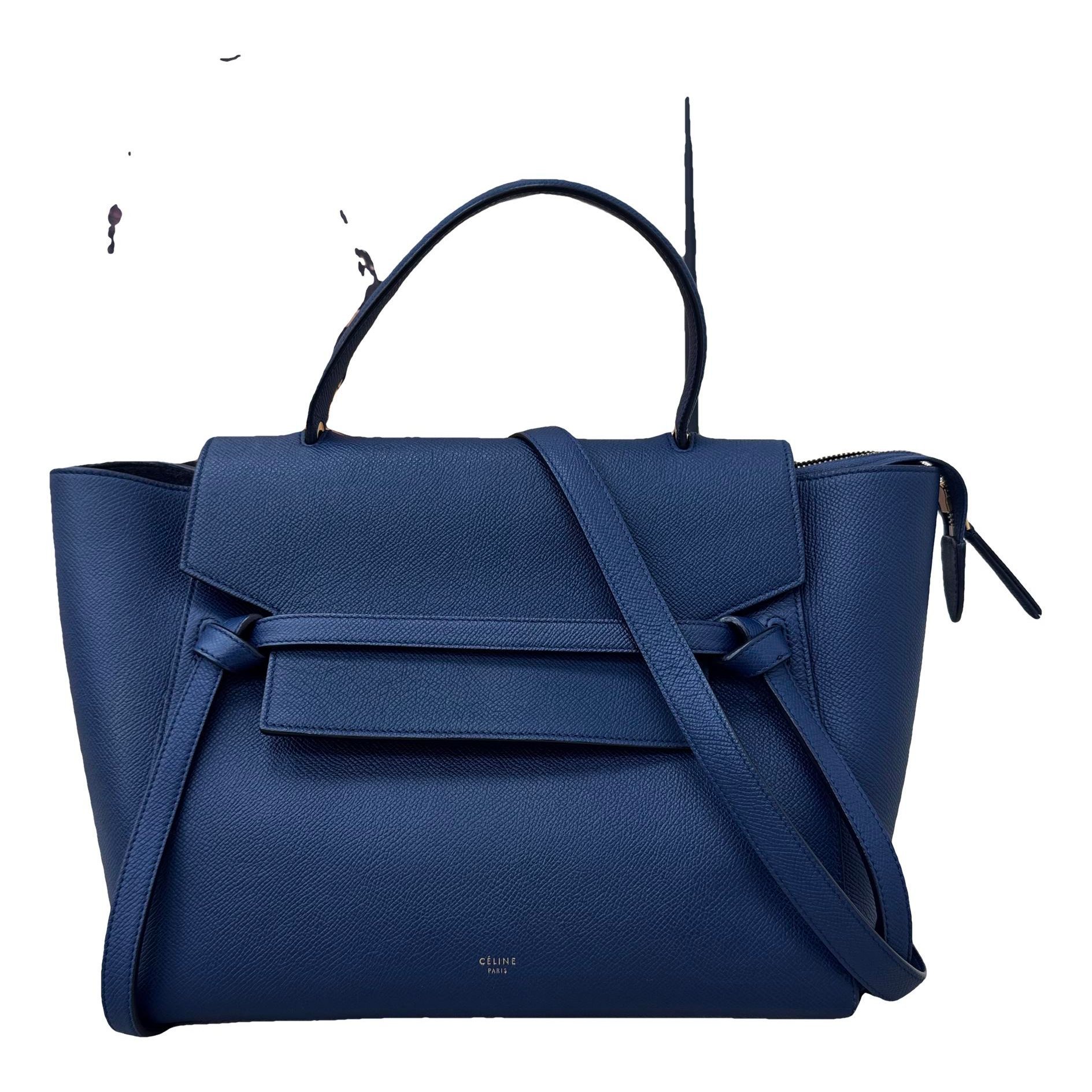 Belt leather handbag