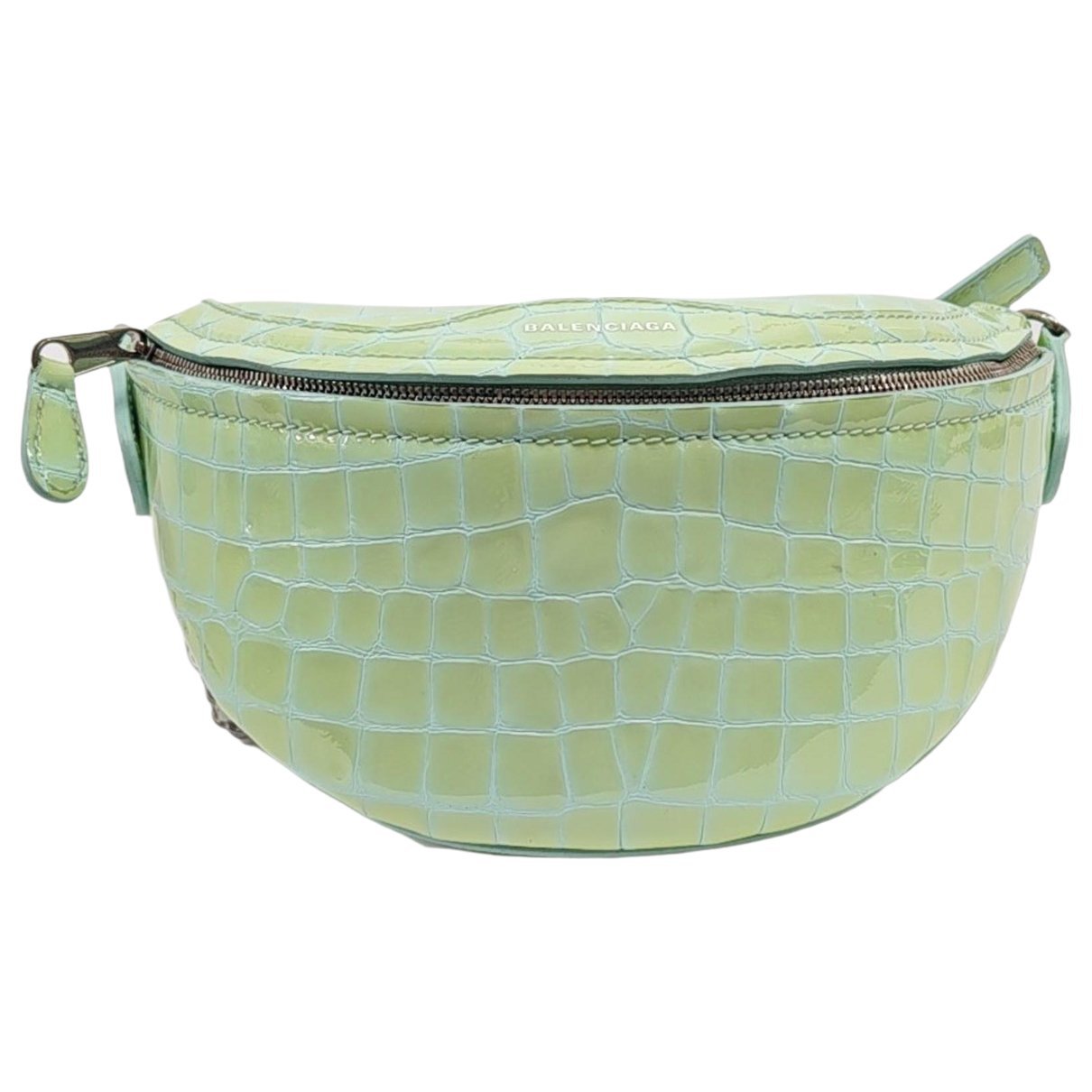 Patent leather handbag
