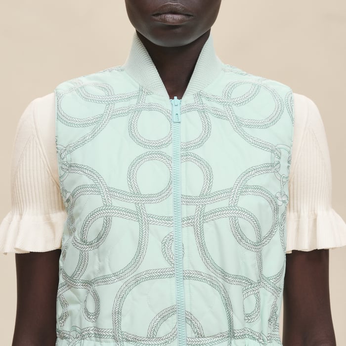 Vert Embrun "Palefroi Remix" Reversible Long Vest