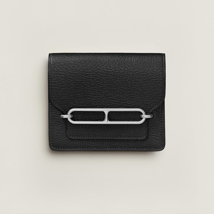 Noir Roulis Slim Wallet