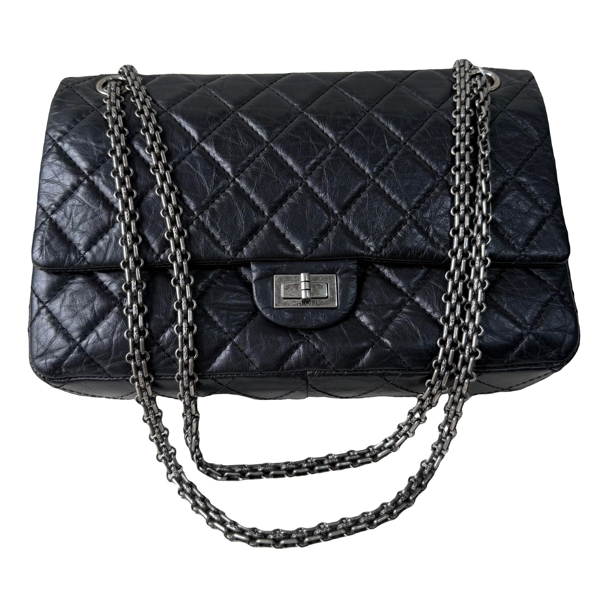 2.55 leather handbag
