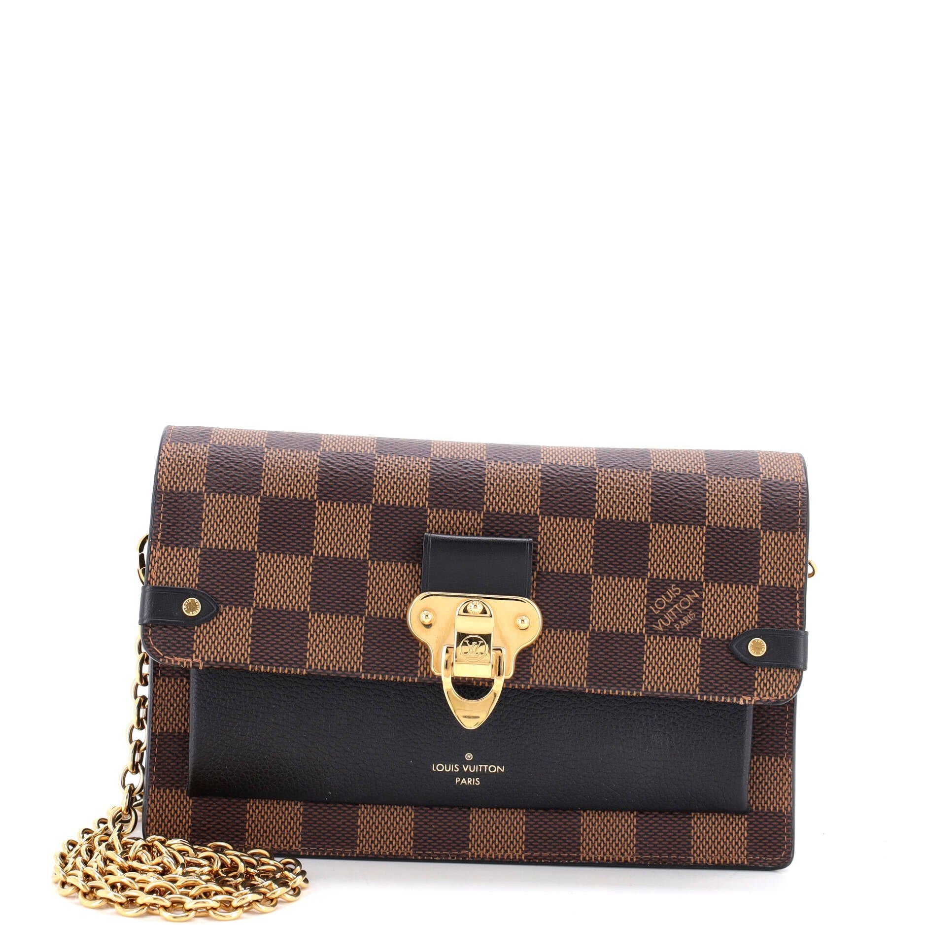 Vavin Chain Wallet NM Damier with Leather