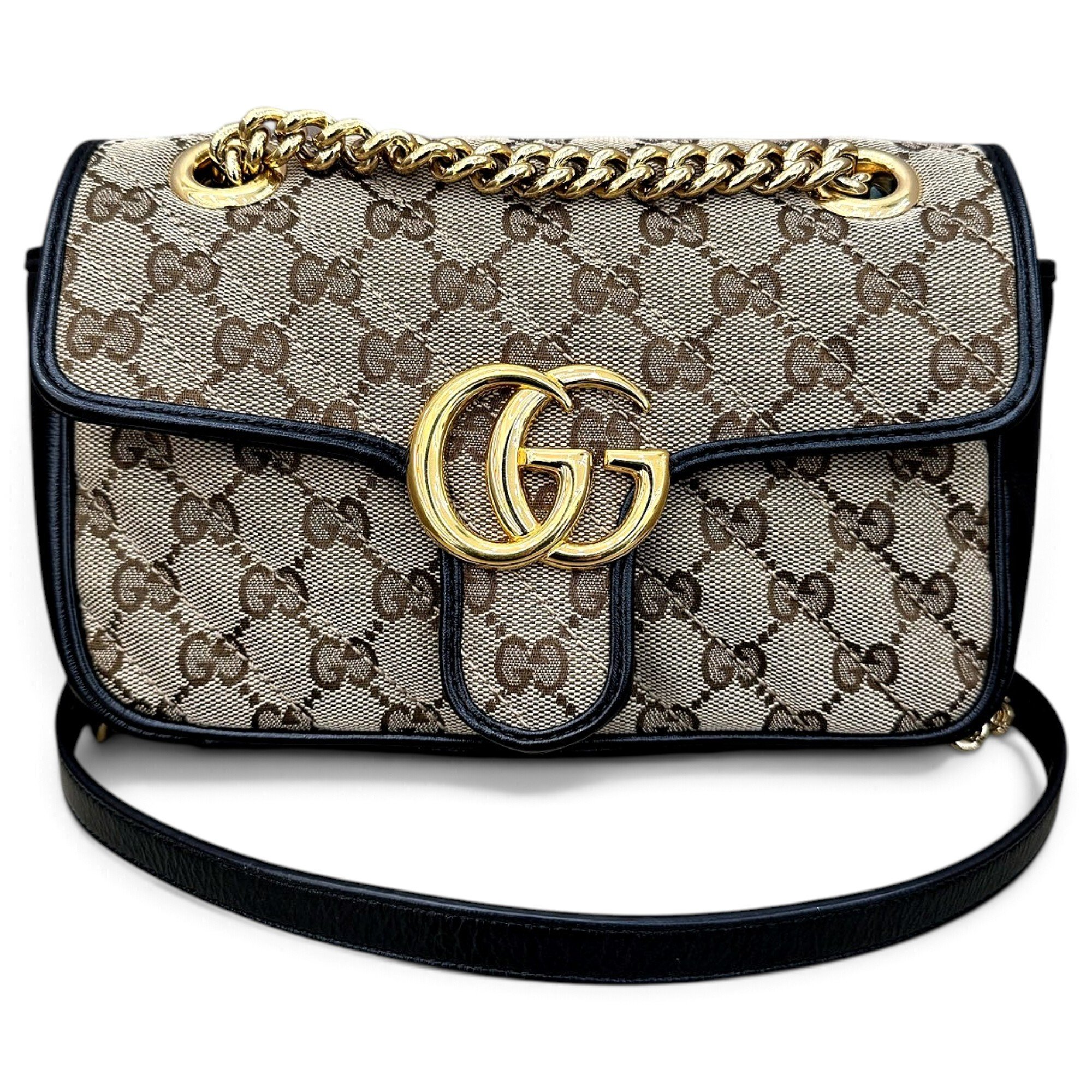GG Marmont Flap leather handbag