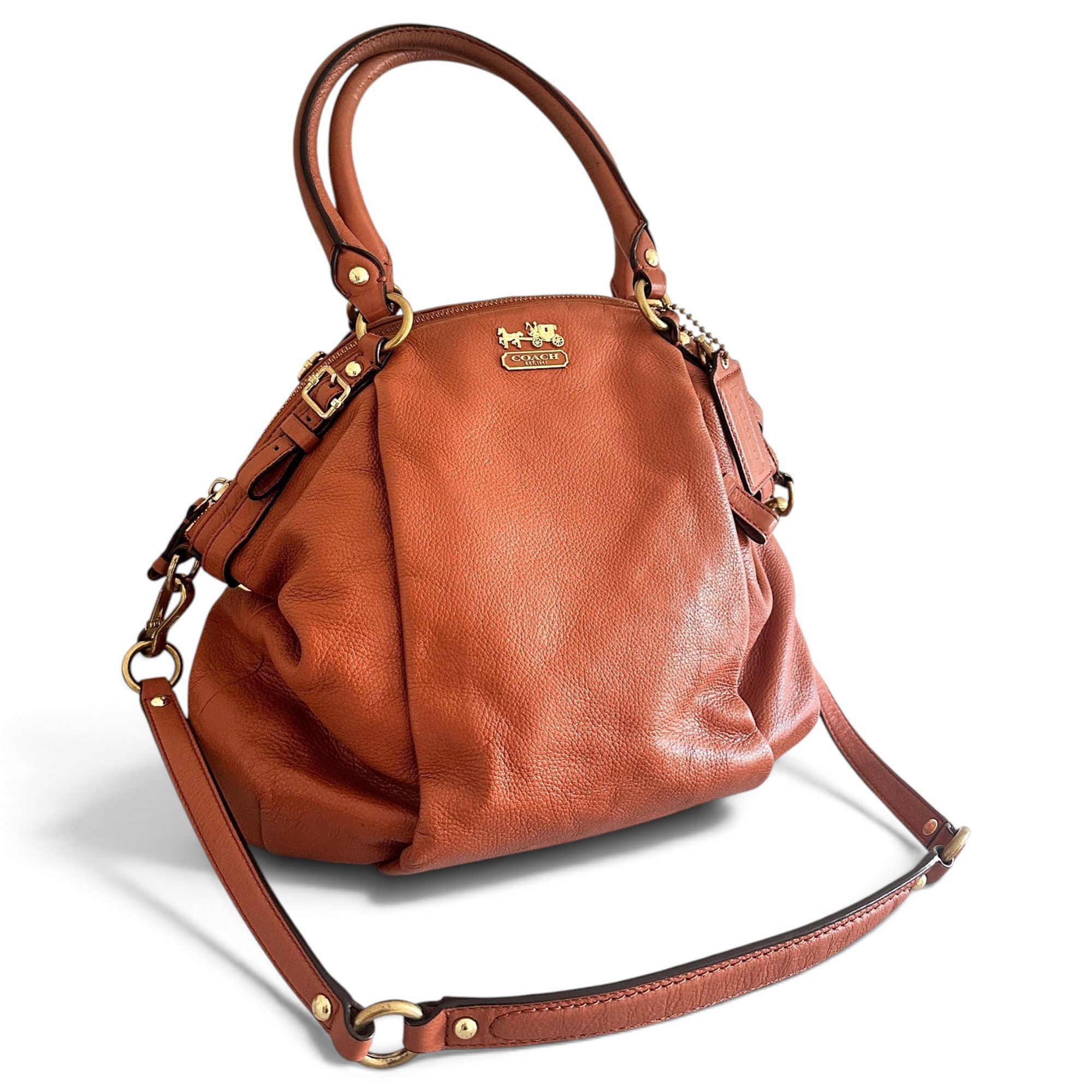 Leather satchel