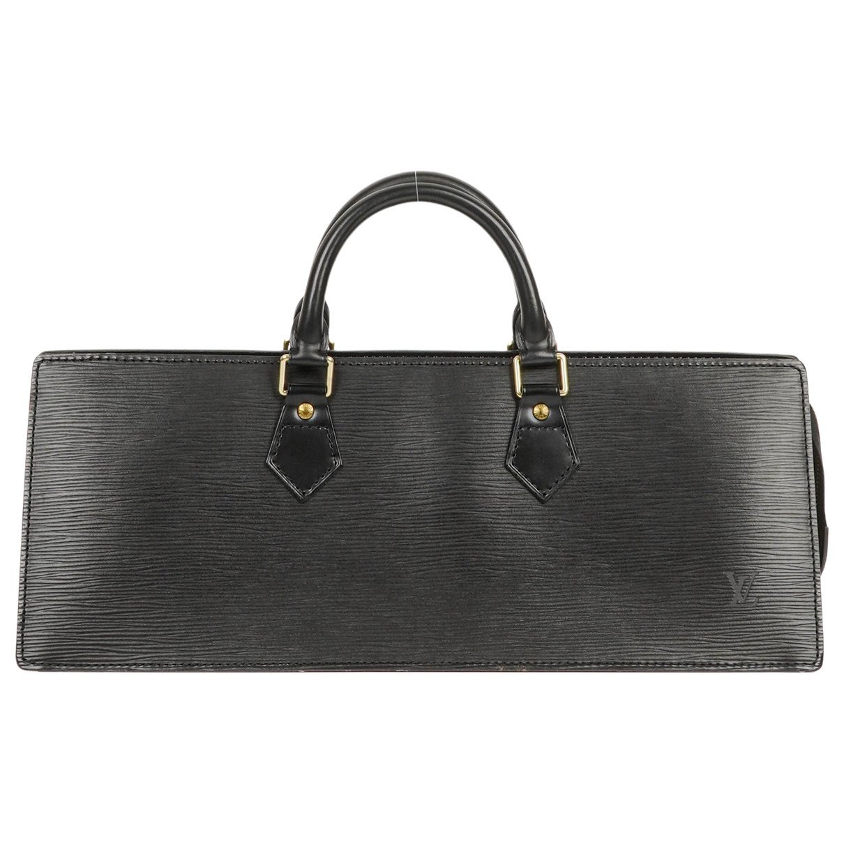 Triangle leather handbag