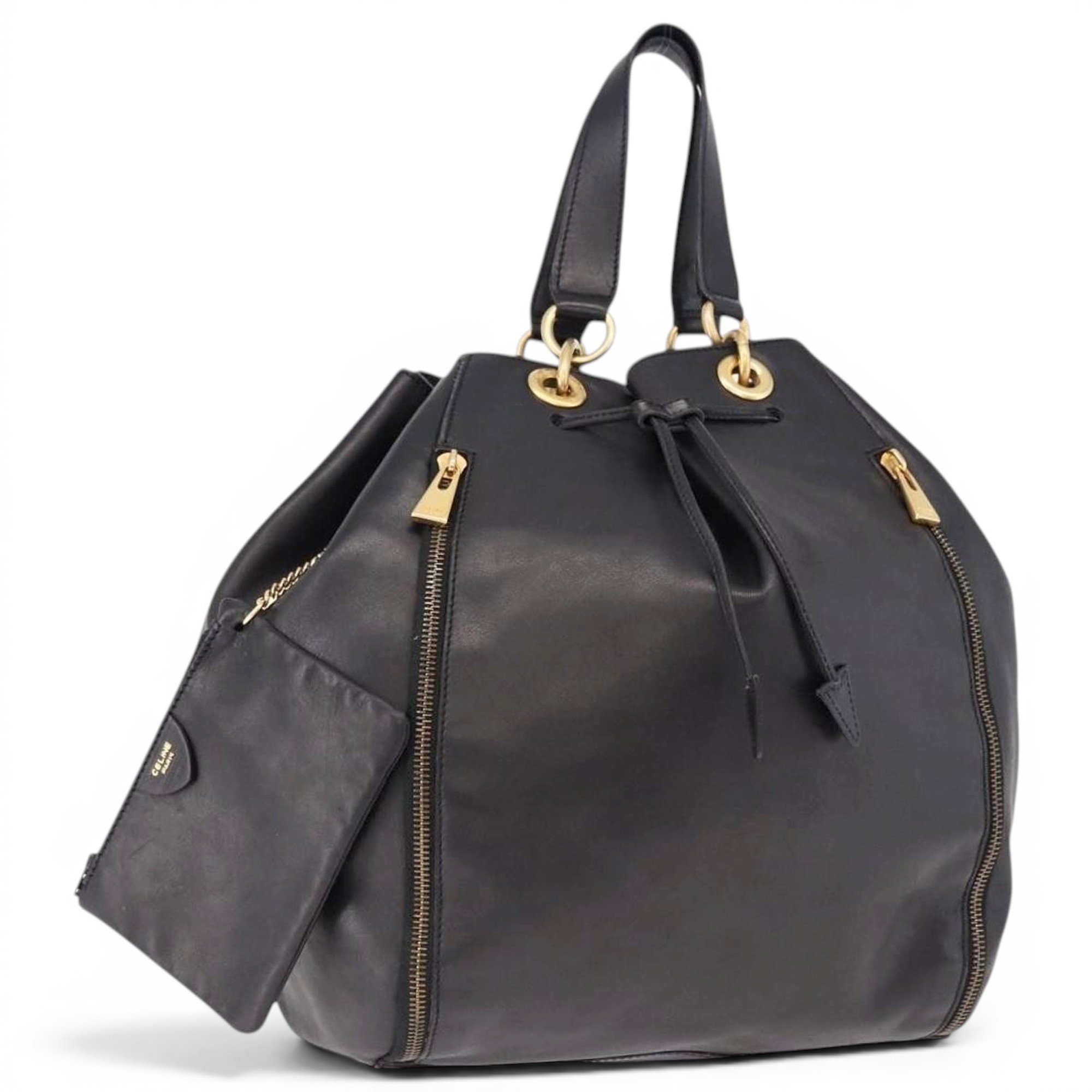 Leather handbag