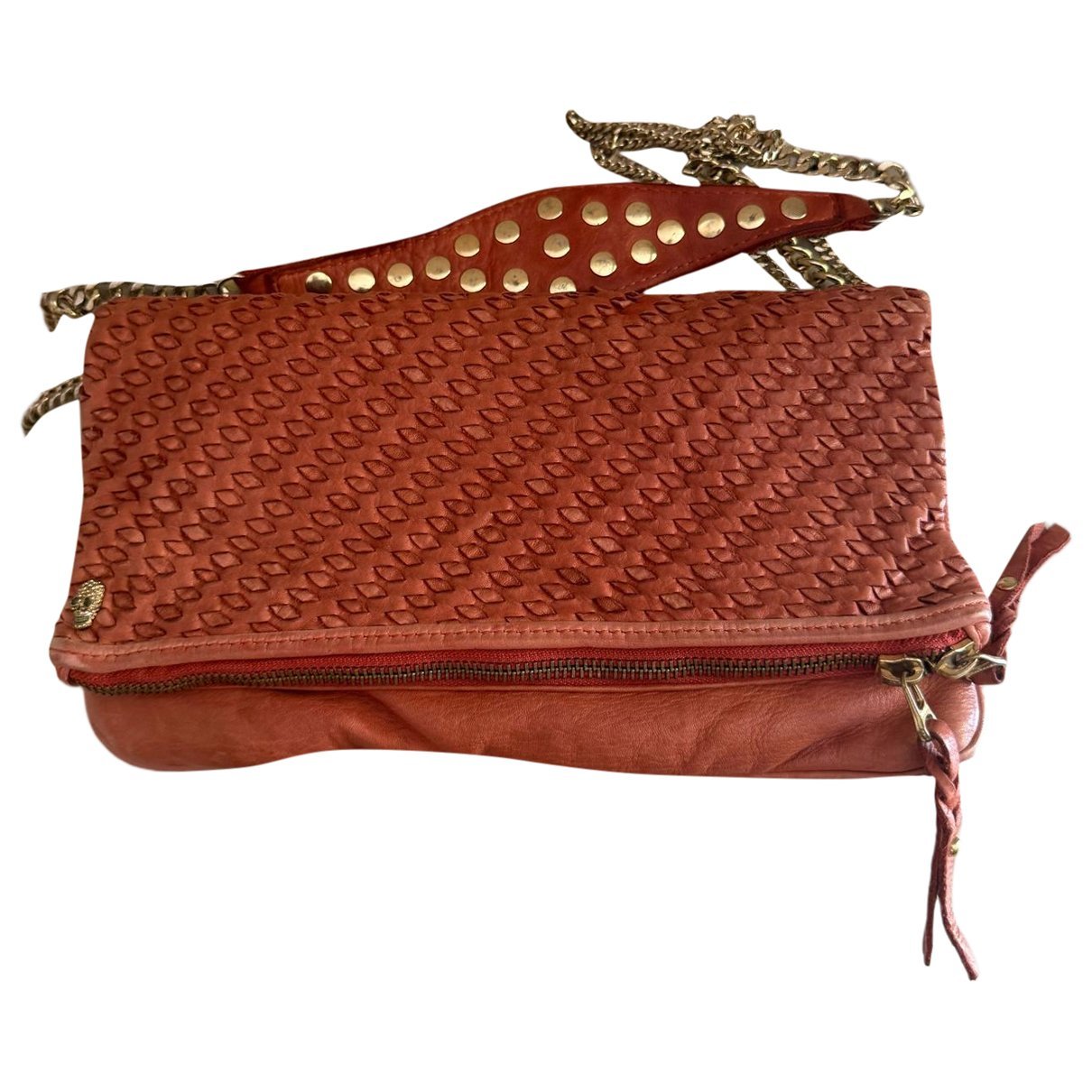 Rock leather crossbody bag