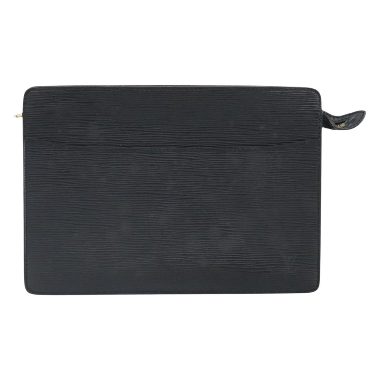 Leather clutch bag