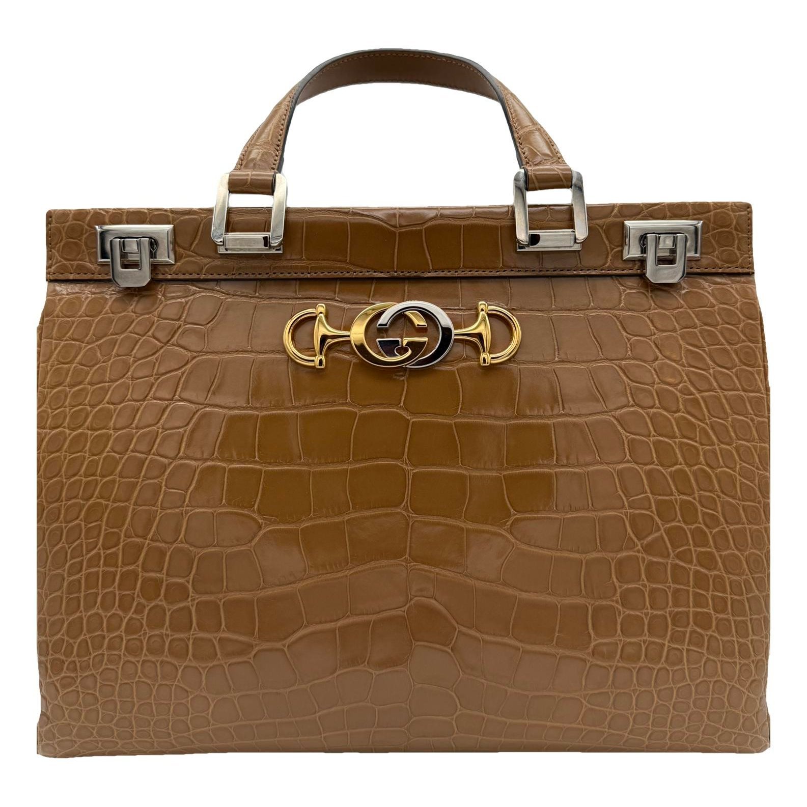 Zumi crocodile handbag