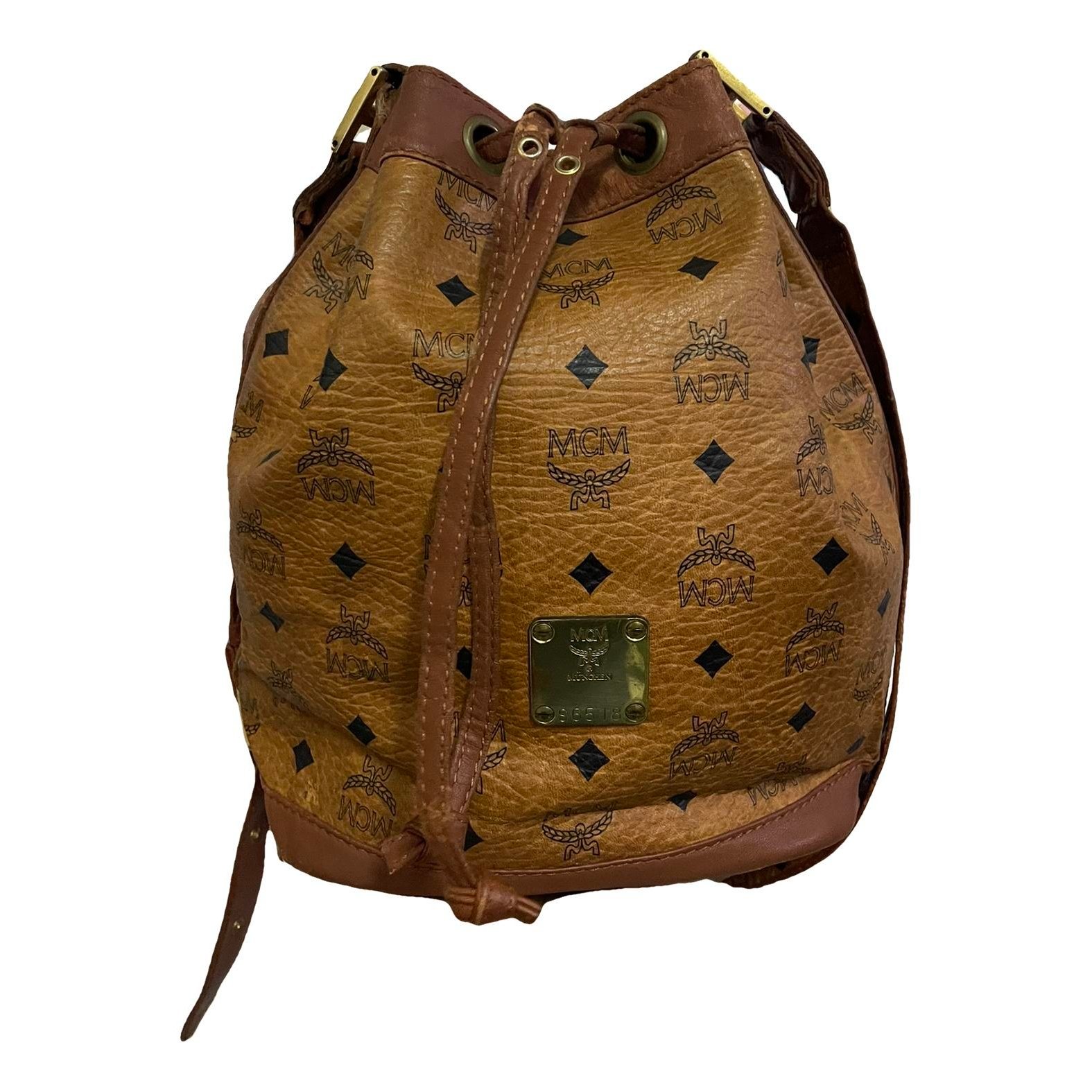 Heritage Drawstring leather bag
