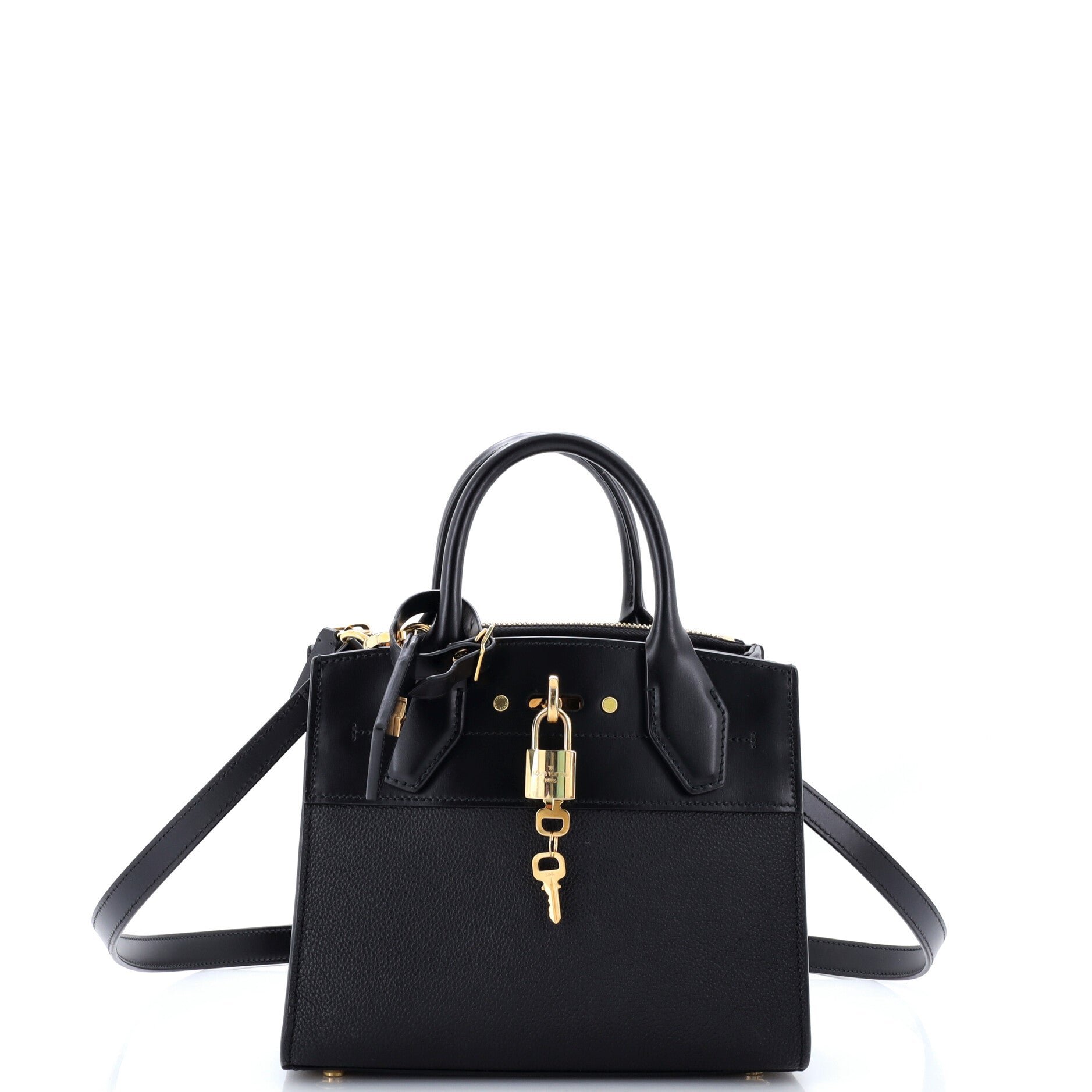 City Steamer Handbag Leather Mini