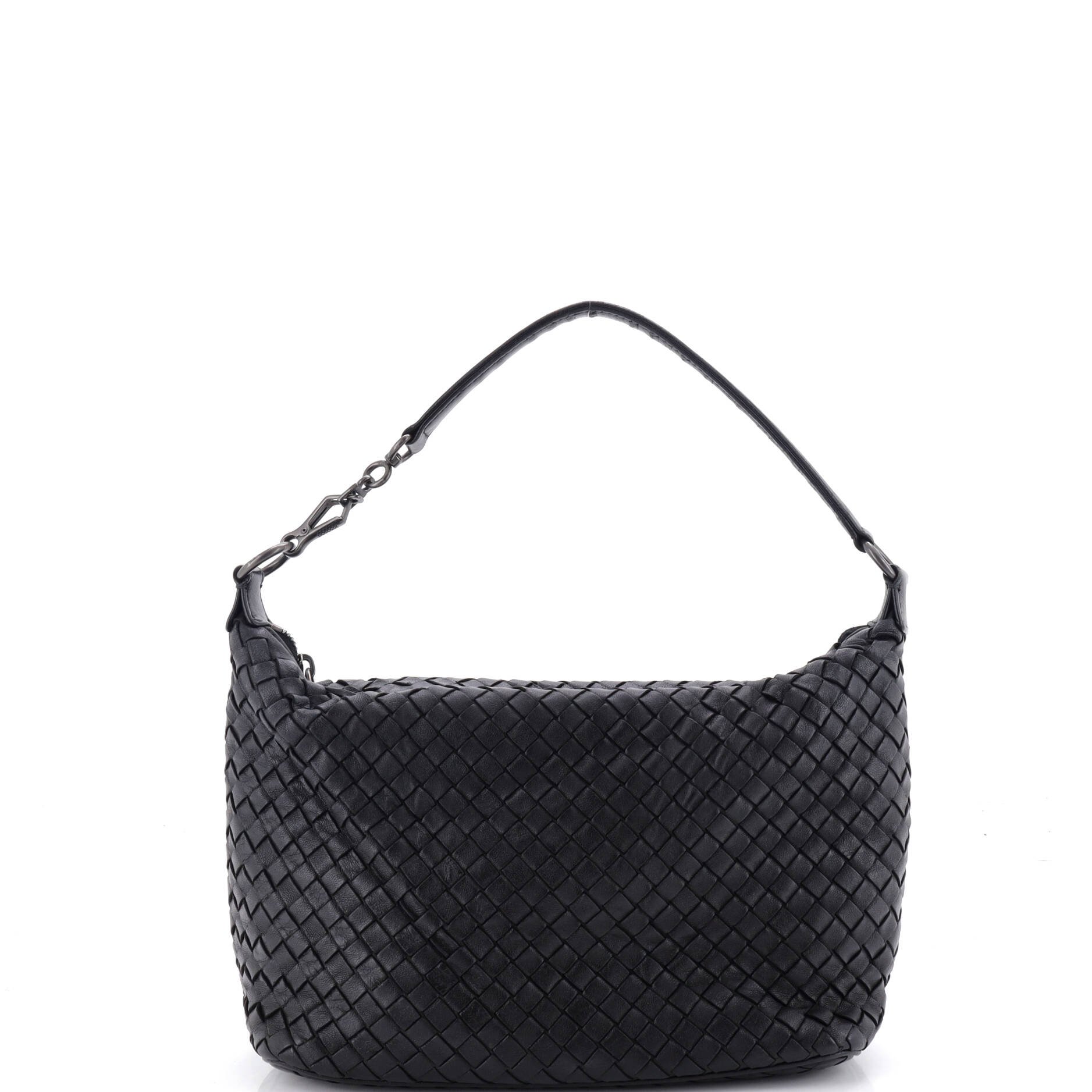 Zip Hobo Intrecciato Nappa Small