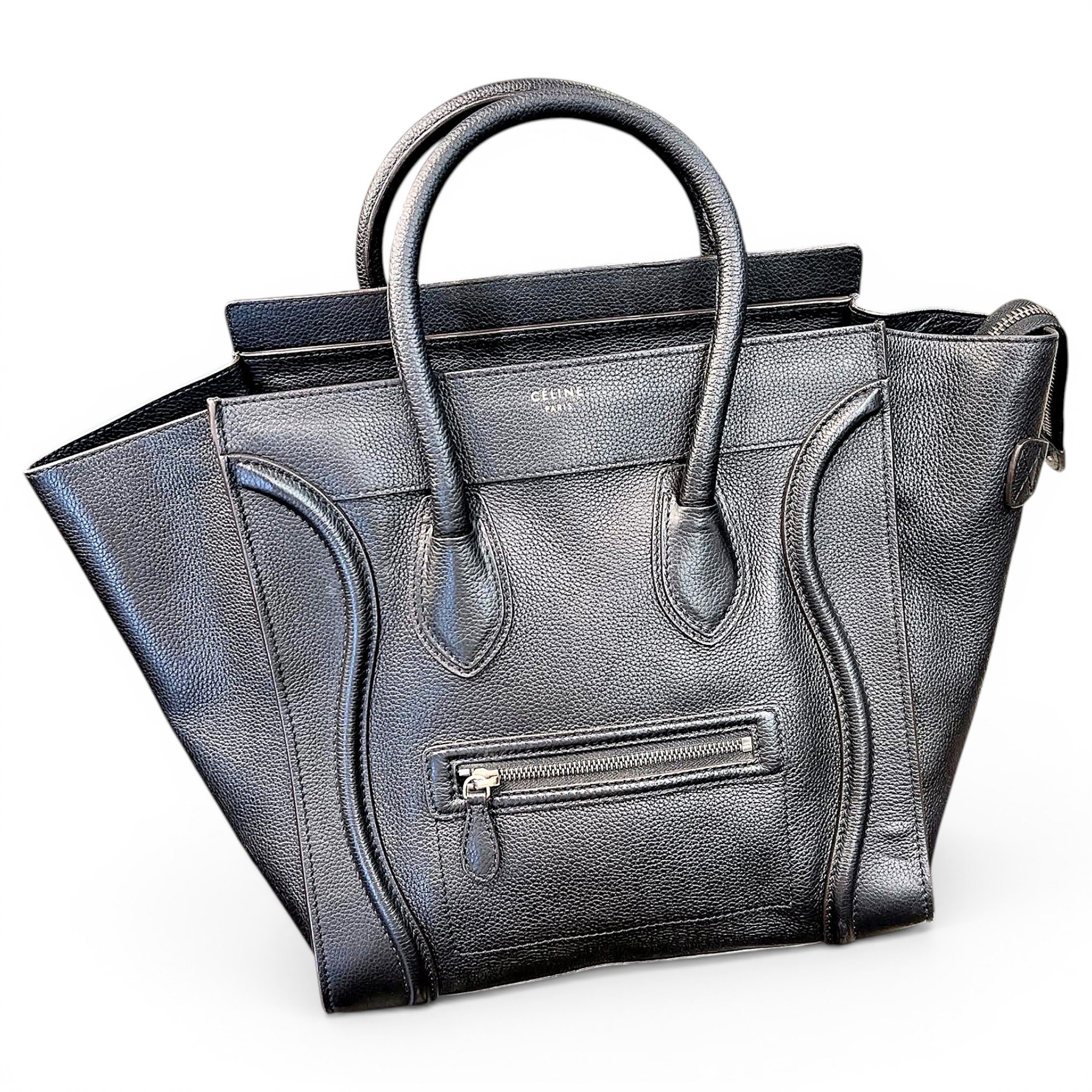 Luggage leather handbag