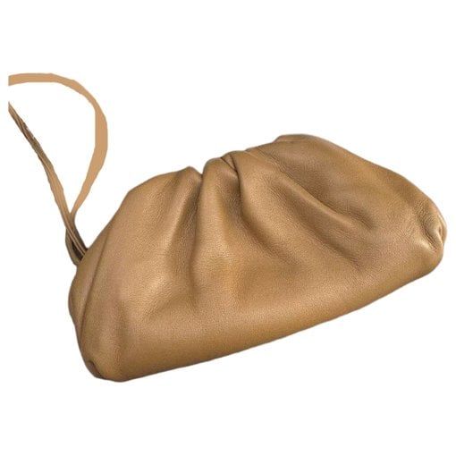 Pouch leather handbag
