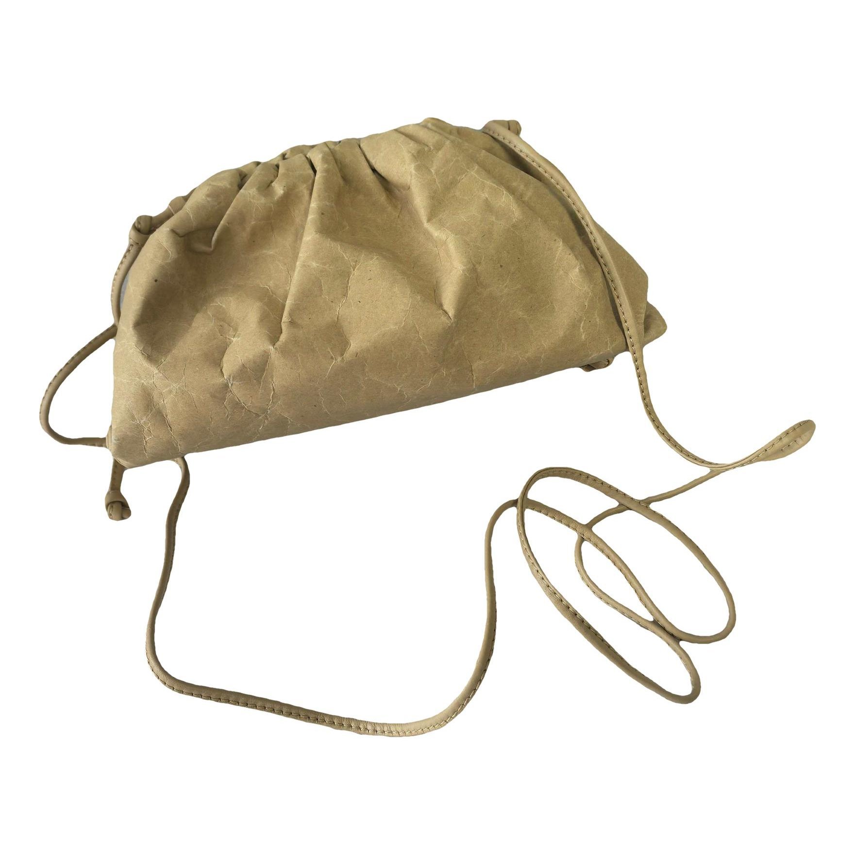 Pouch leather handbag