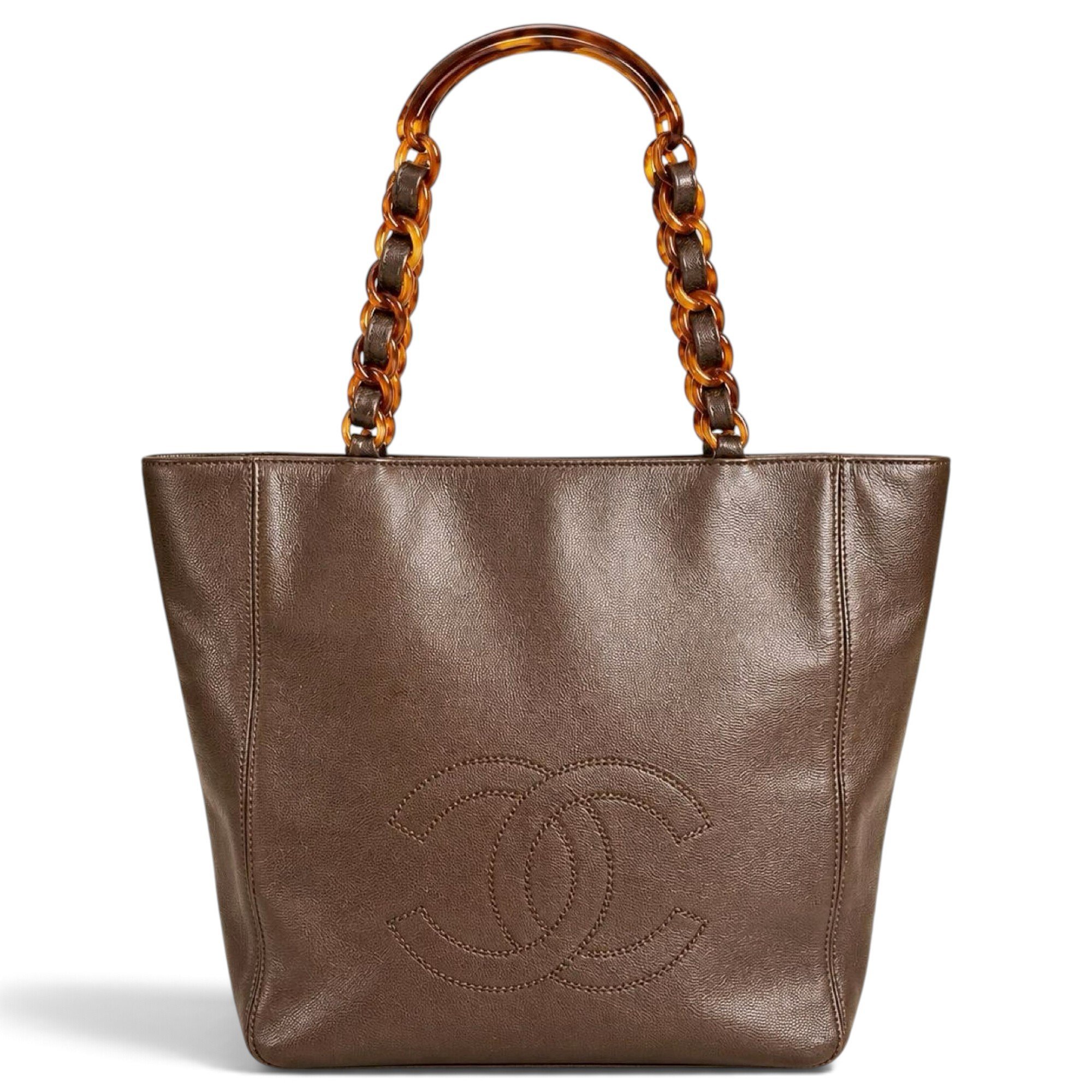 Petite Shopping Tote leather tote