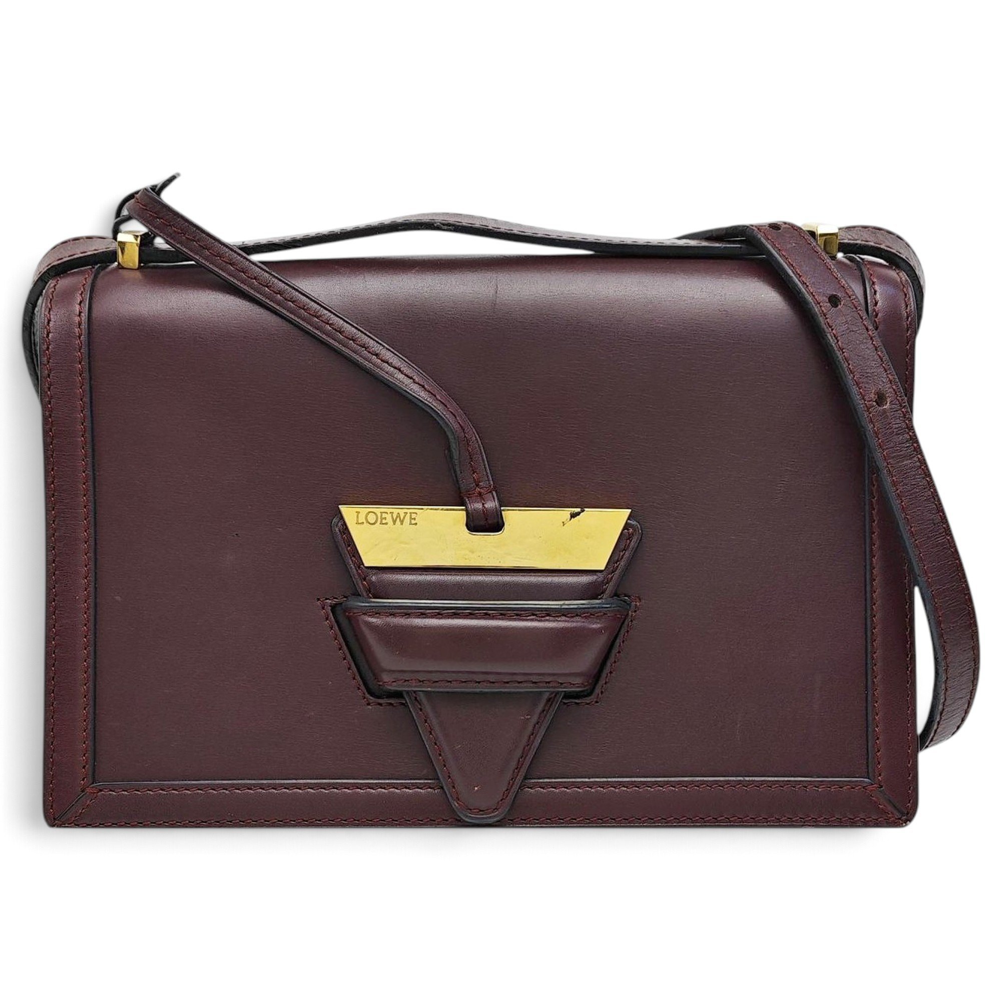 Barcelona leather handbag