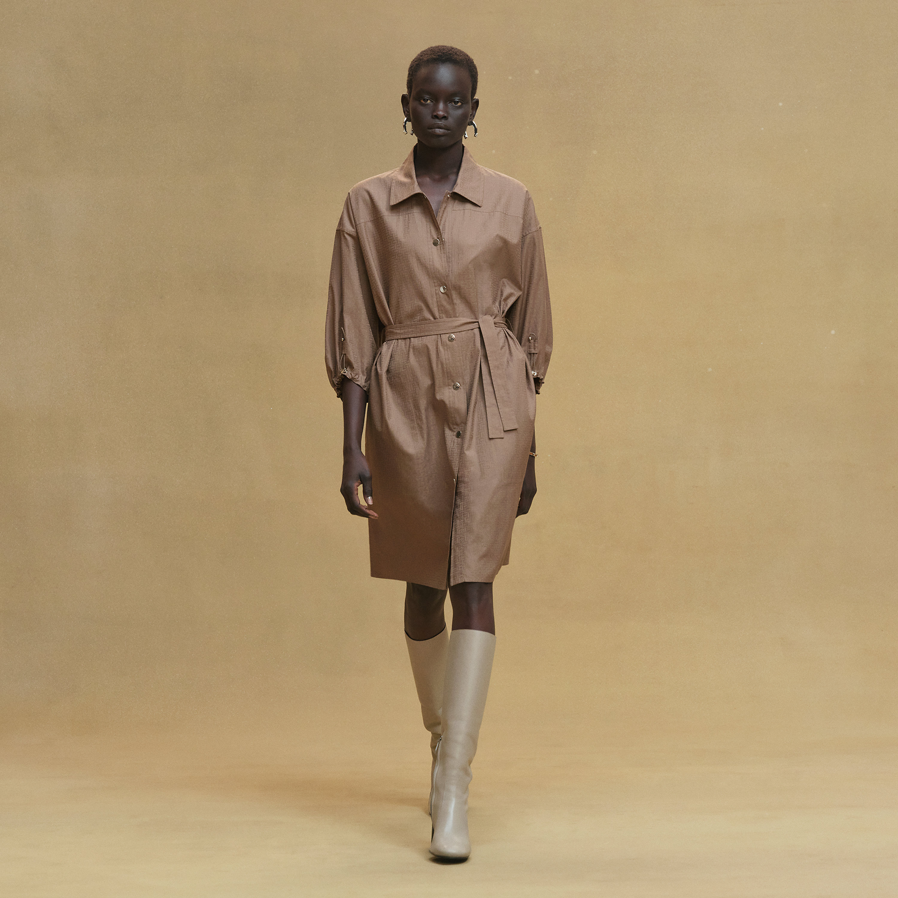 "Mosaique" shirt dress