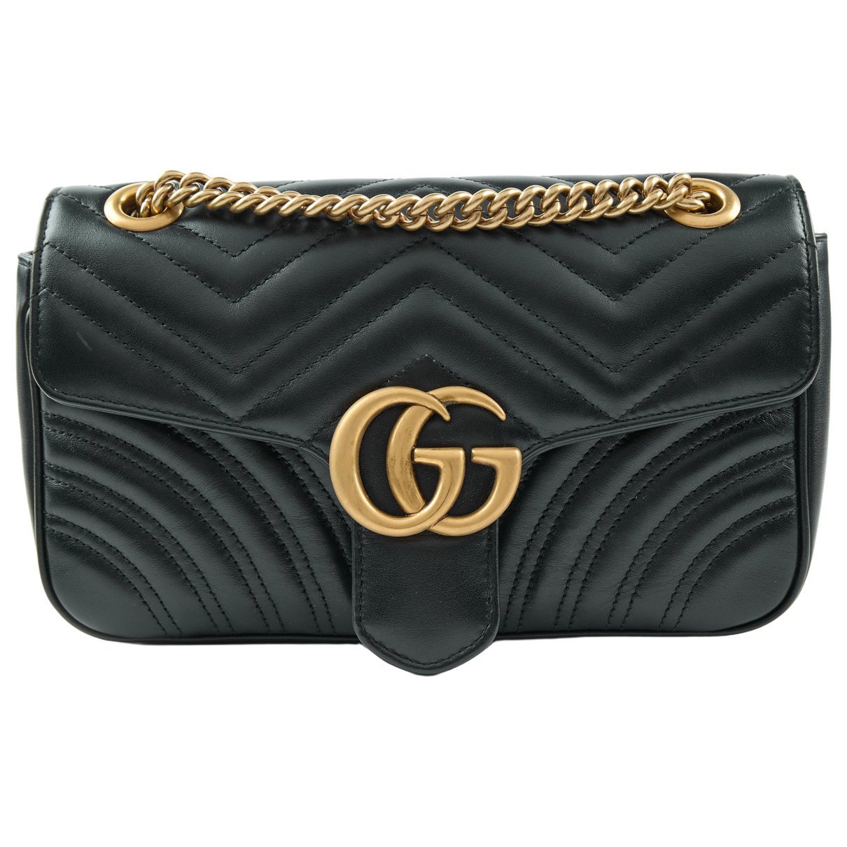 GG Marmont Flap leather crossbody bag