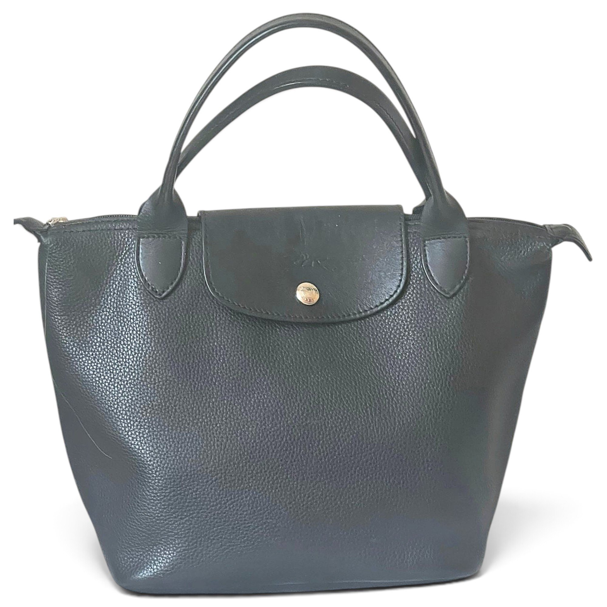 Pliage leather handbag
