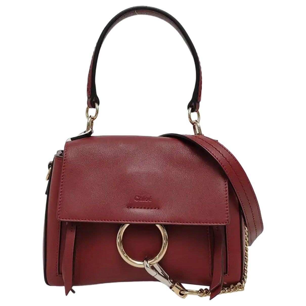 Faye leather handbag