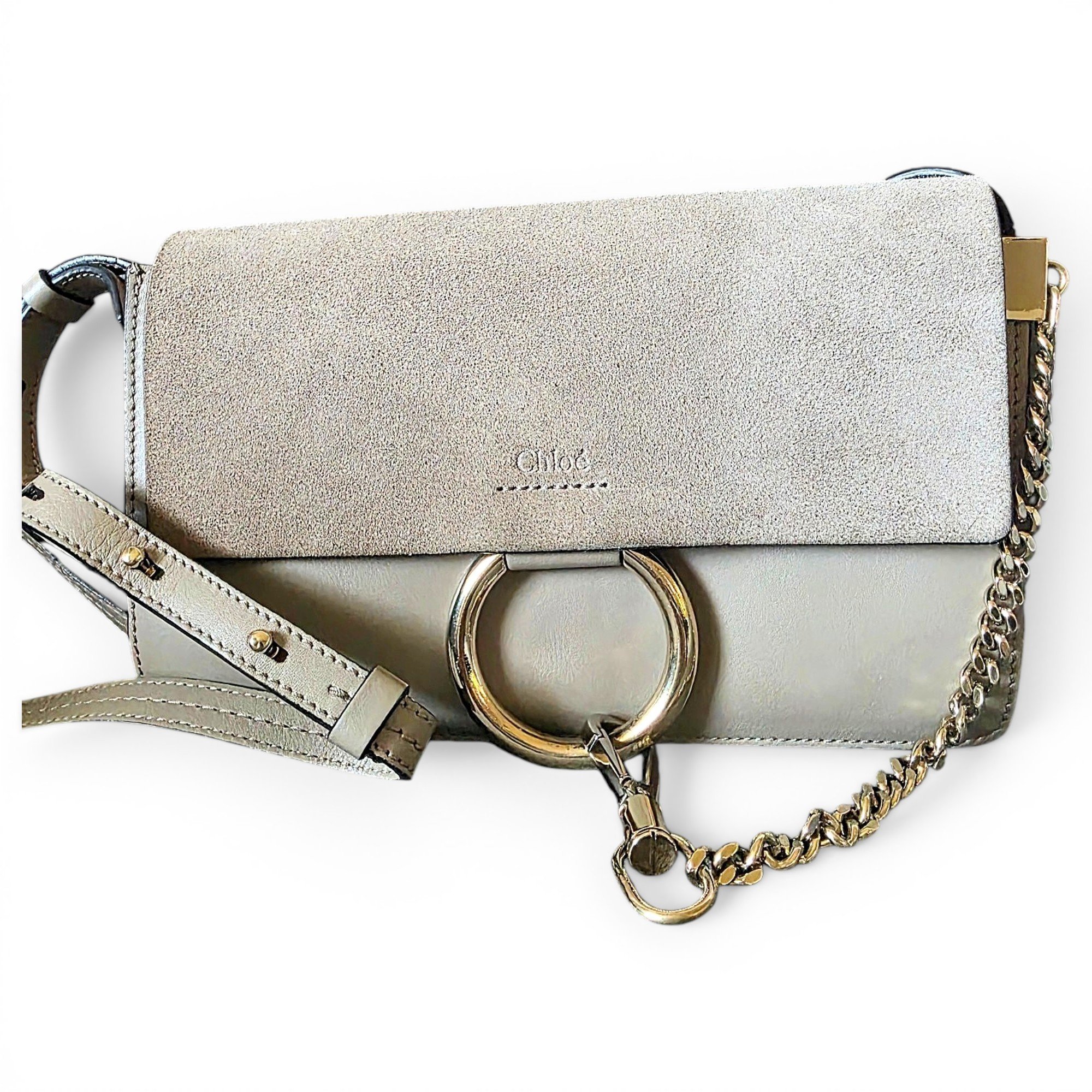 Faye leather handbag