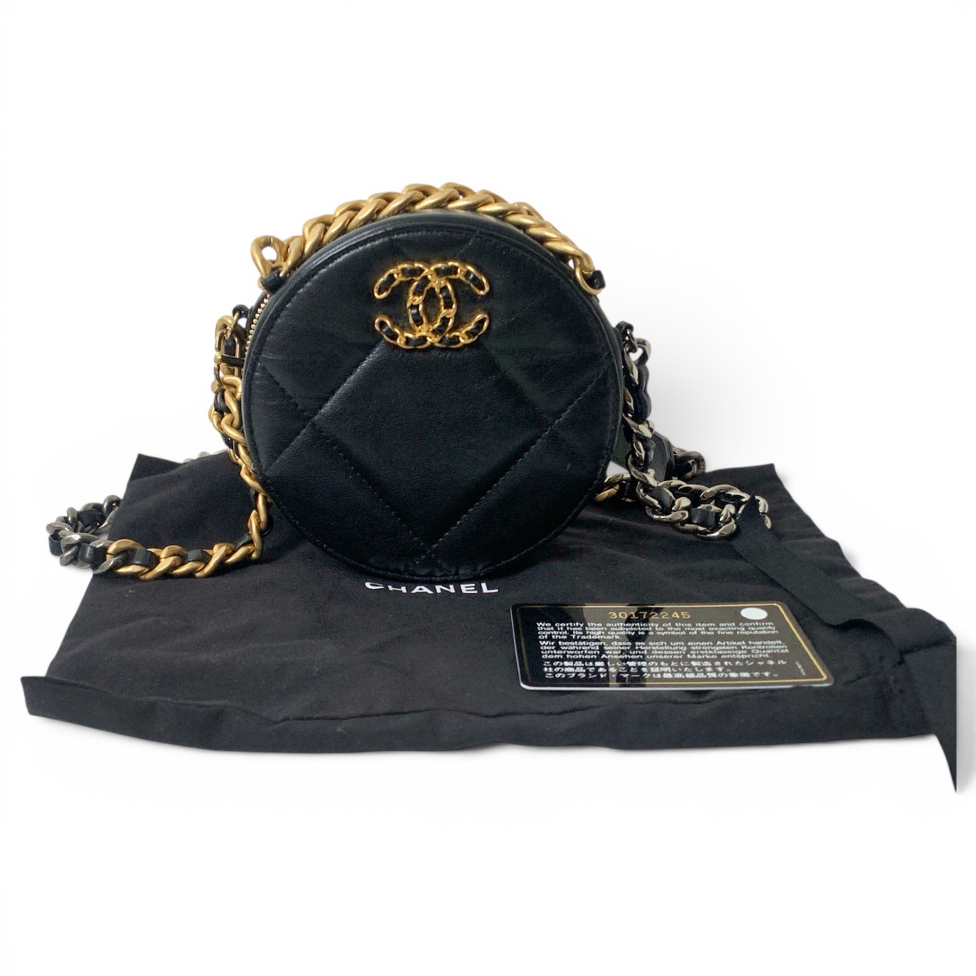 Chanel 19 leather mini bag