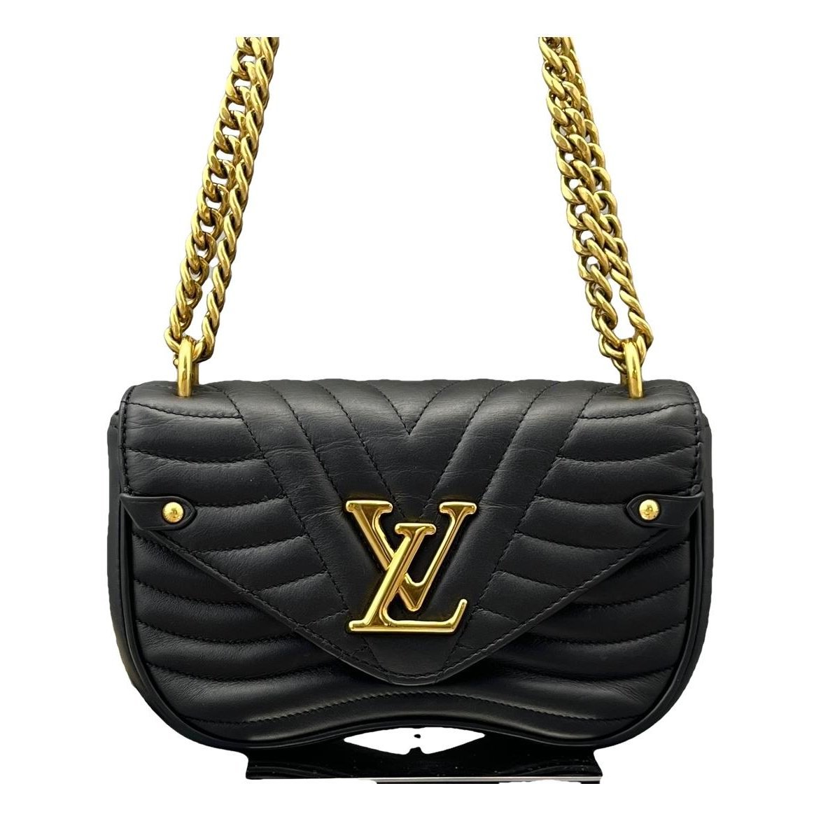 New Wave leather handbag