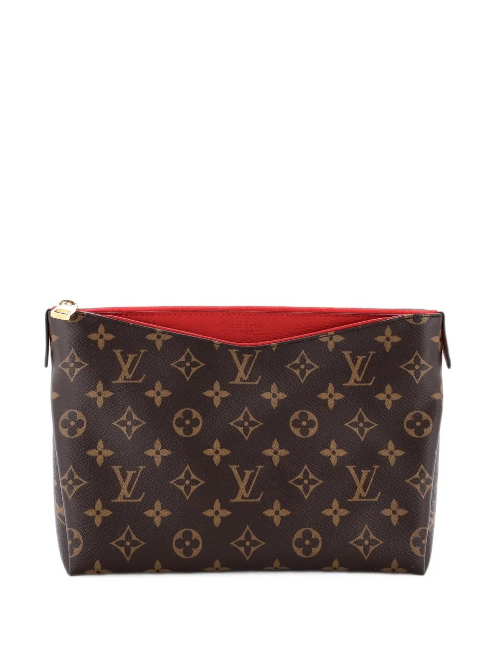 Pallas Beauty Case Monogram Canvas with Leather clutch bag