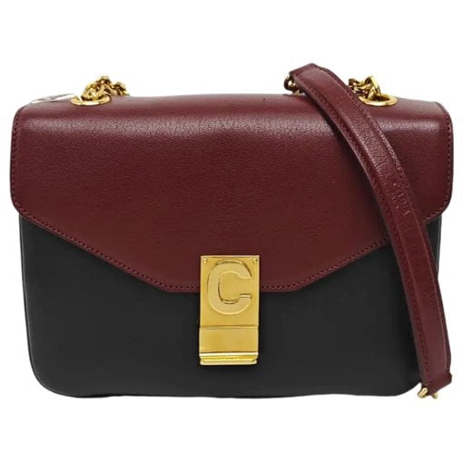 Black Belt leather handbag