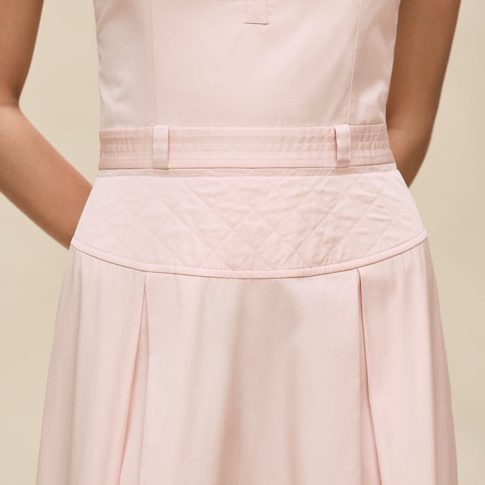 Rose Palomino Robe Mi-longue