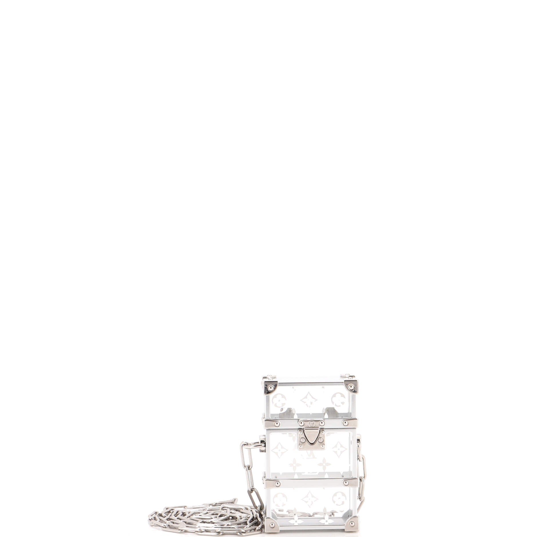 Trunk Box Pouch Monogram Plexiglass