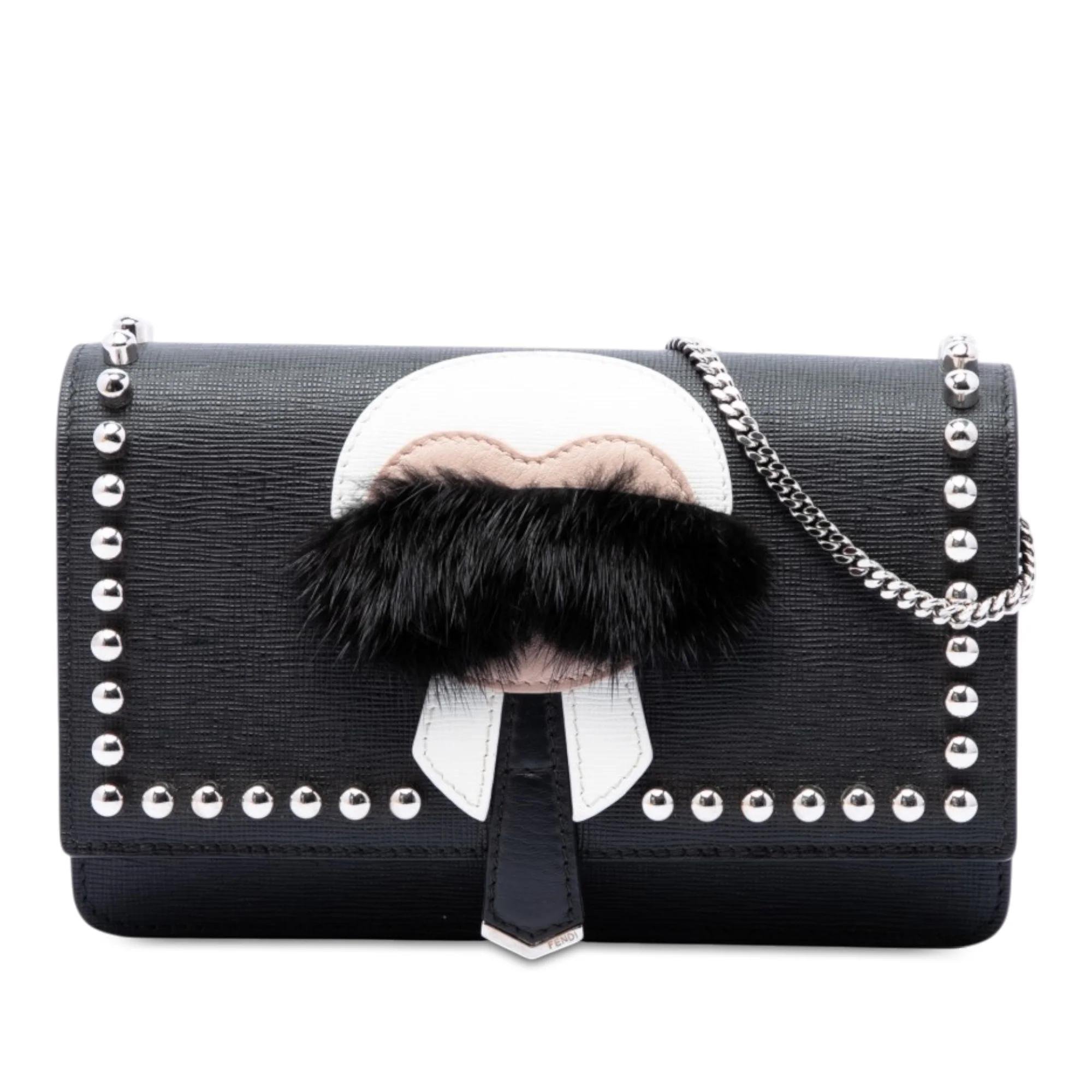 Wallet On Chain pony-style calfskin handbag