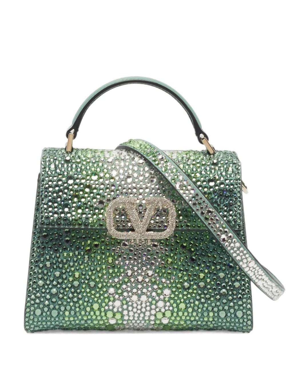mini VSling crystal-embellished tote bag