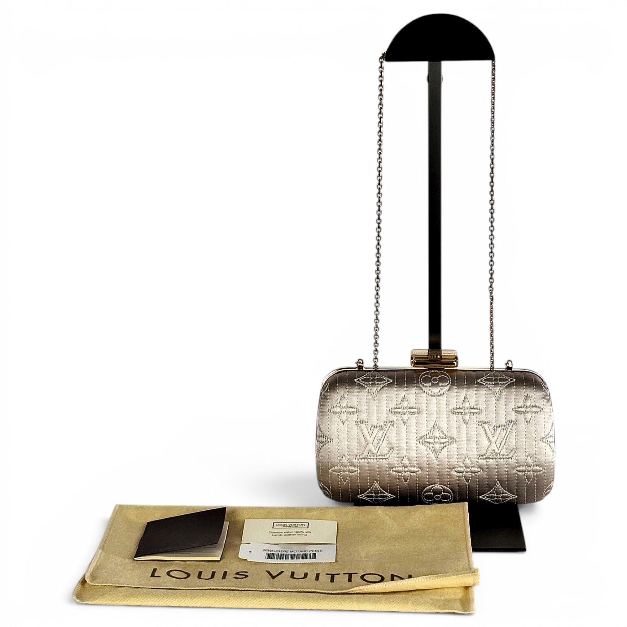 Silk clutch bag
