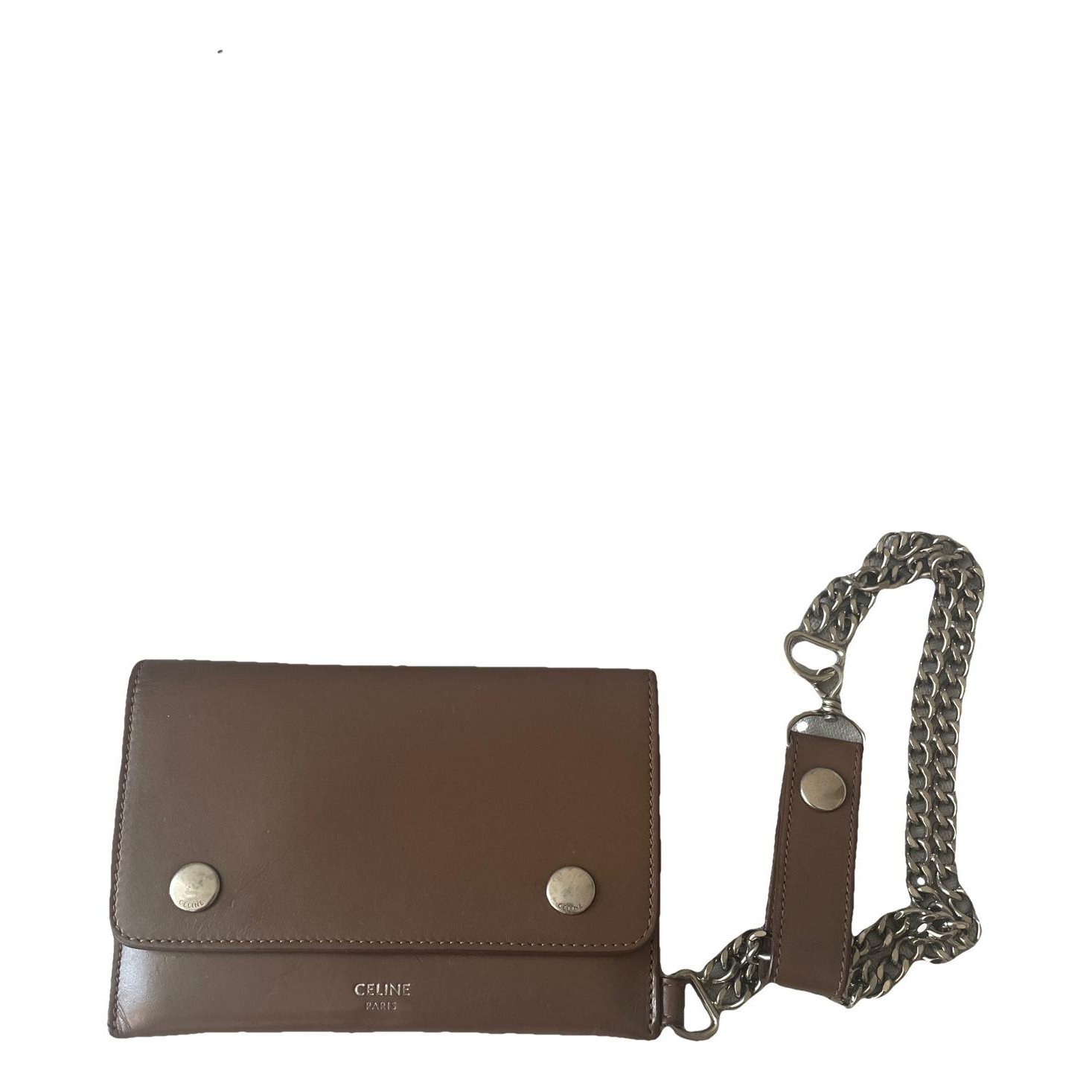 Wallet On Chain Margo leather handbag