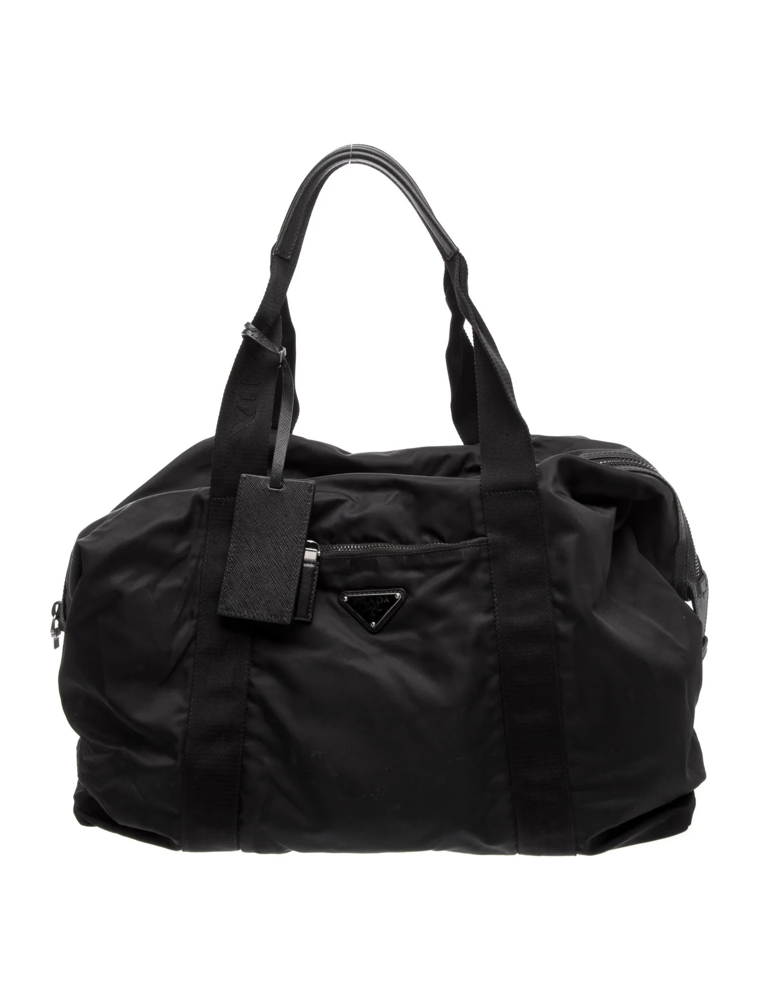 Saffiano Leather Weekender Bag