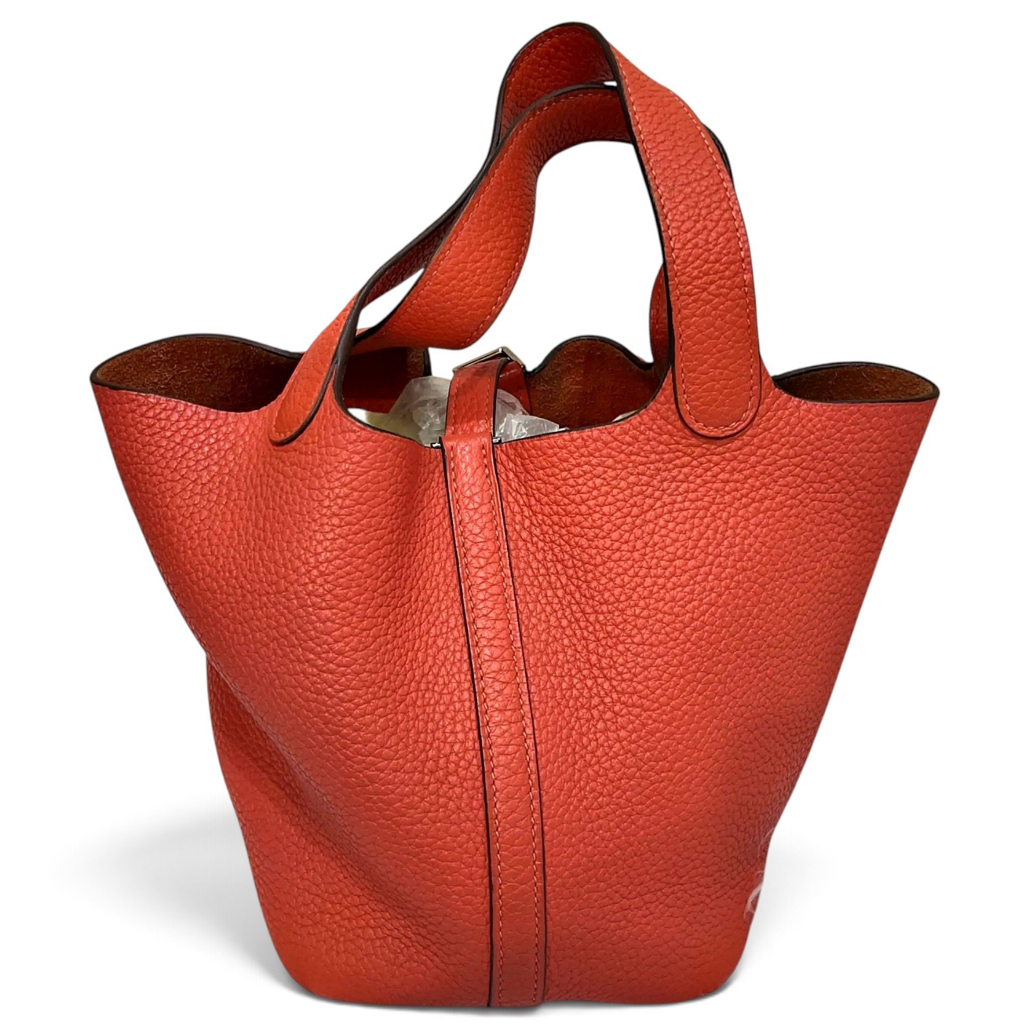 Picotin leather handbag