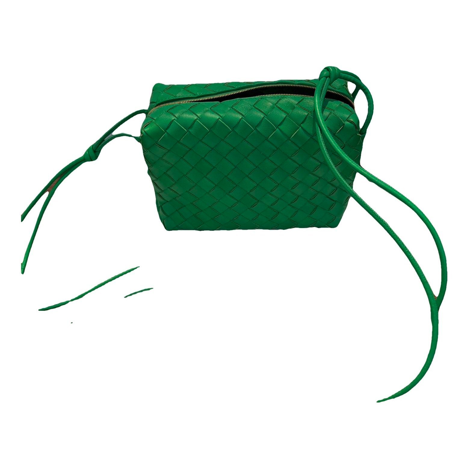 Loop leather handbag