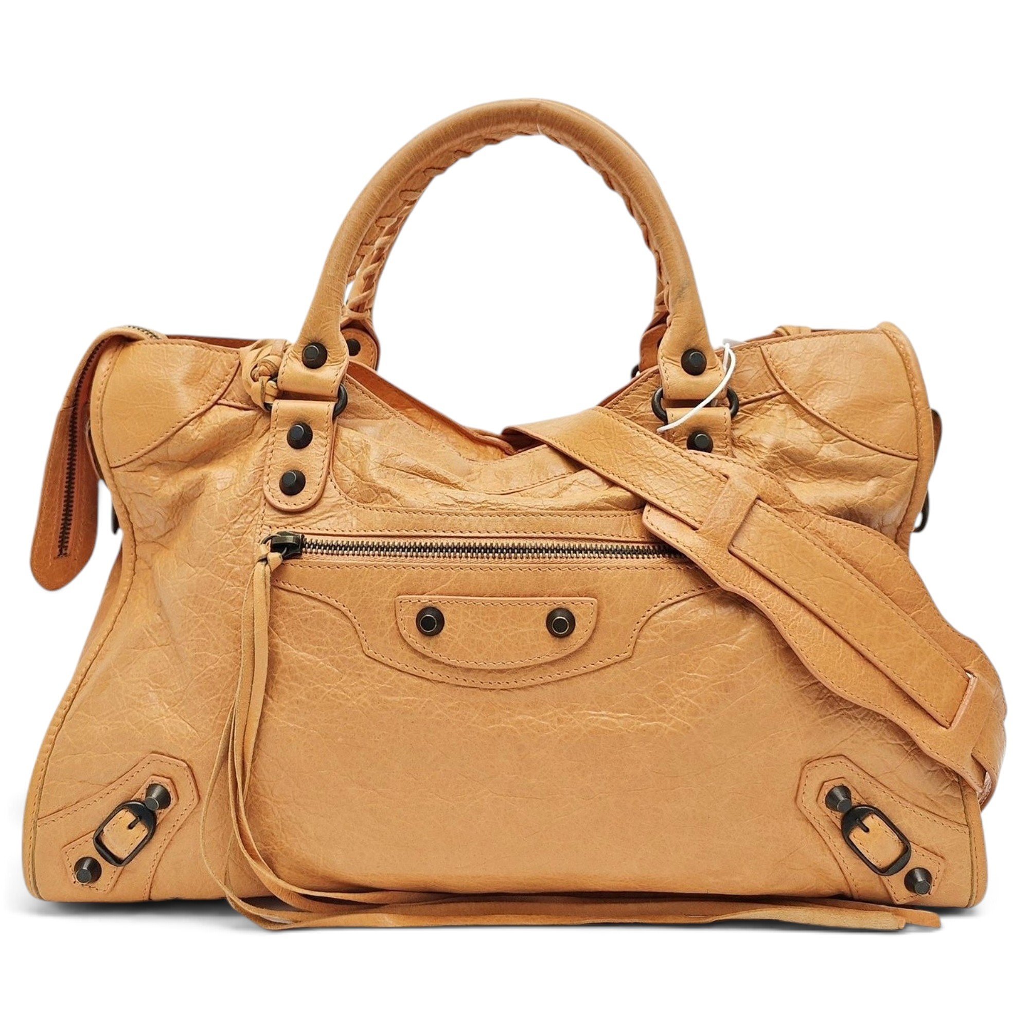 Leather handbag