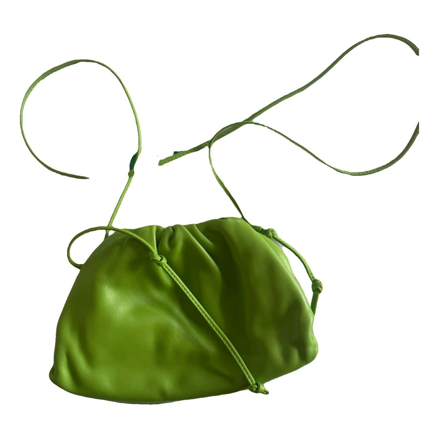 Pouch leather crossbody bag