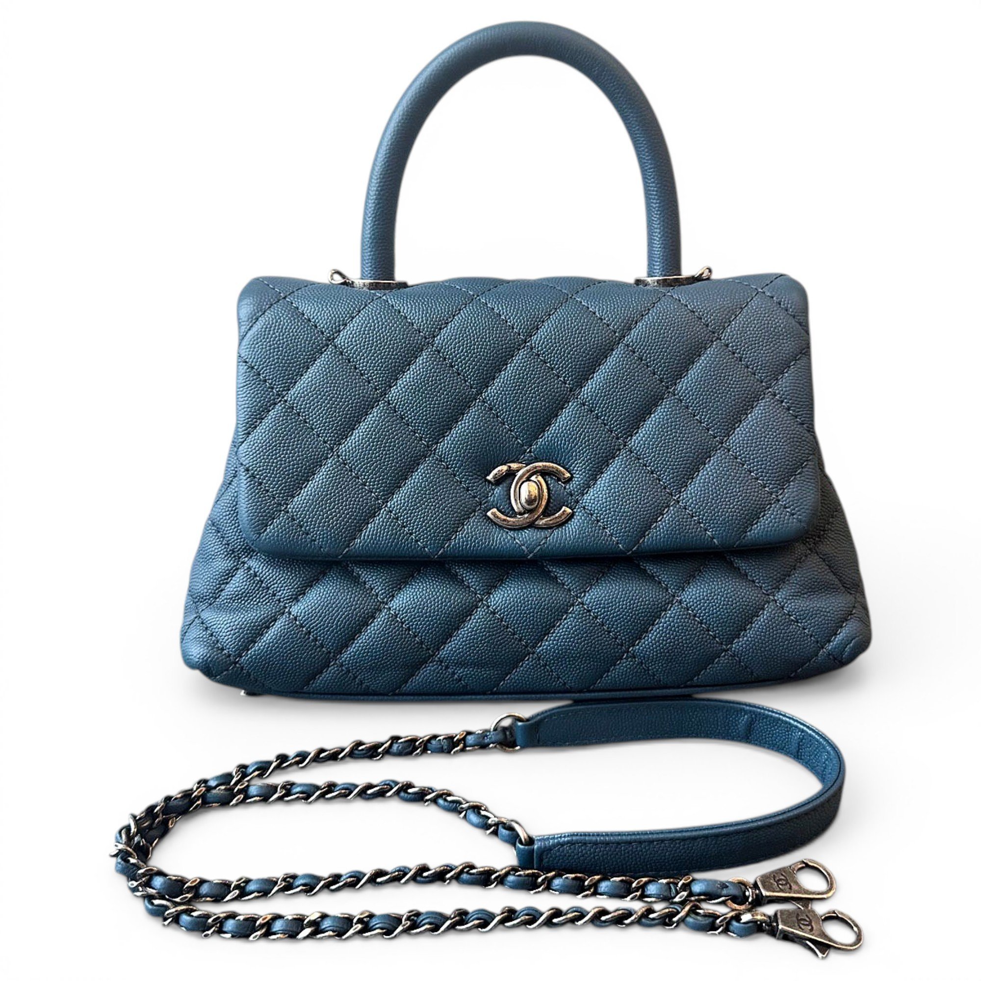 Coco Handle leather handbag