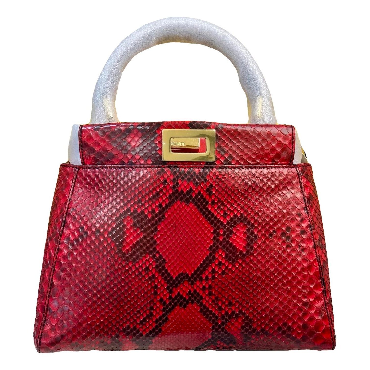 Peekaboo leather handbag