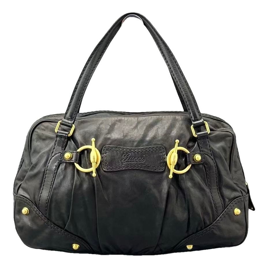 Jockey leather handbag