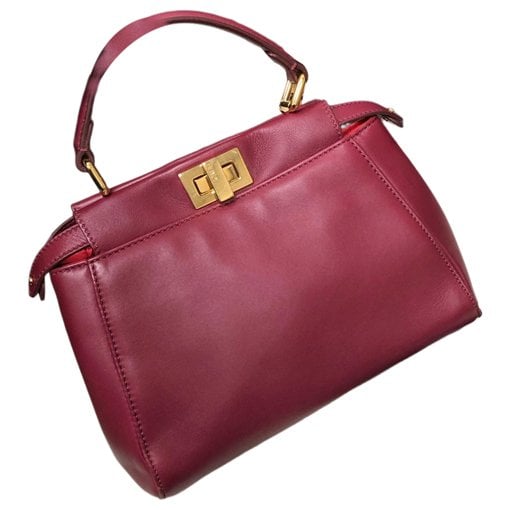 Peekaboo leather handbag