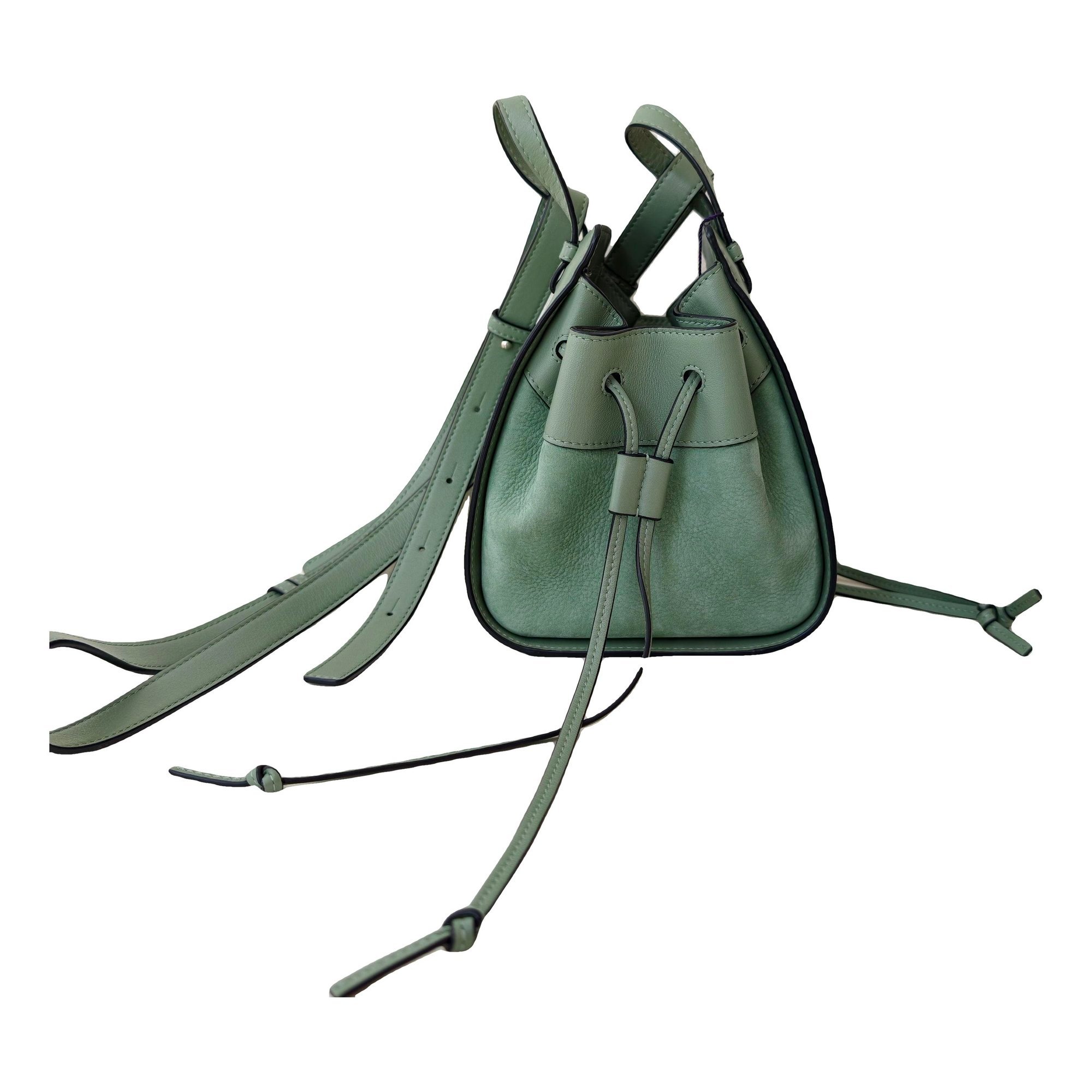 Hammock leather handbag