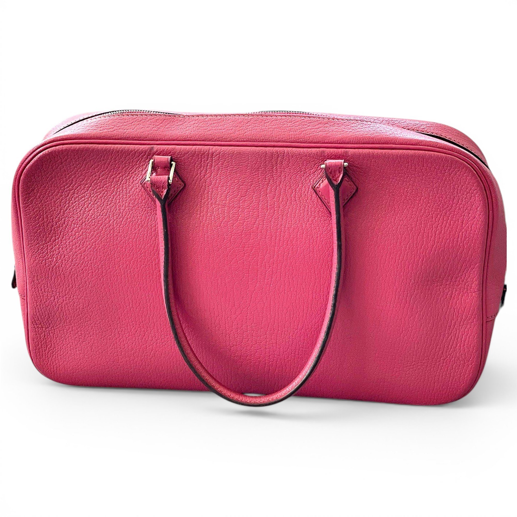 Plume leather handbag