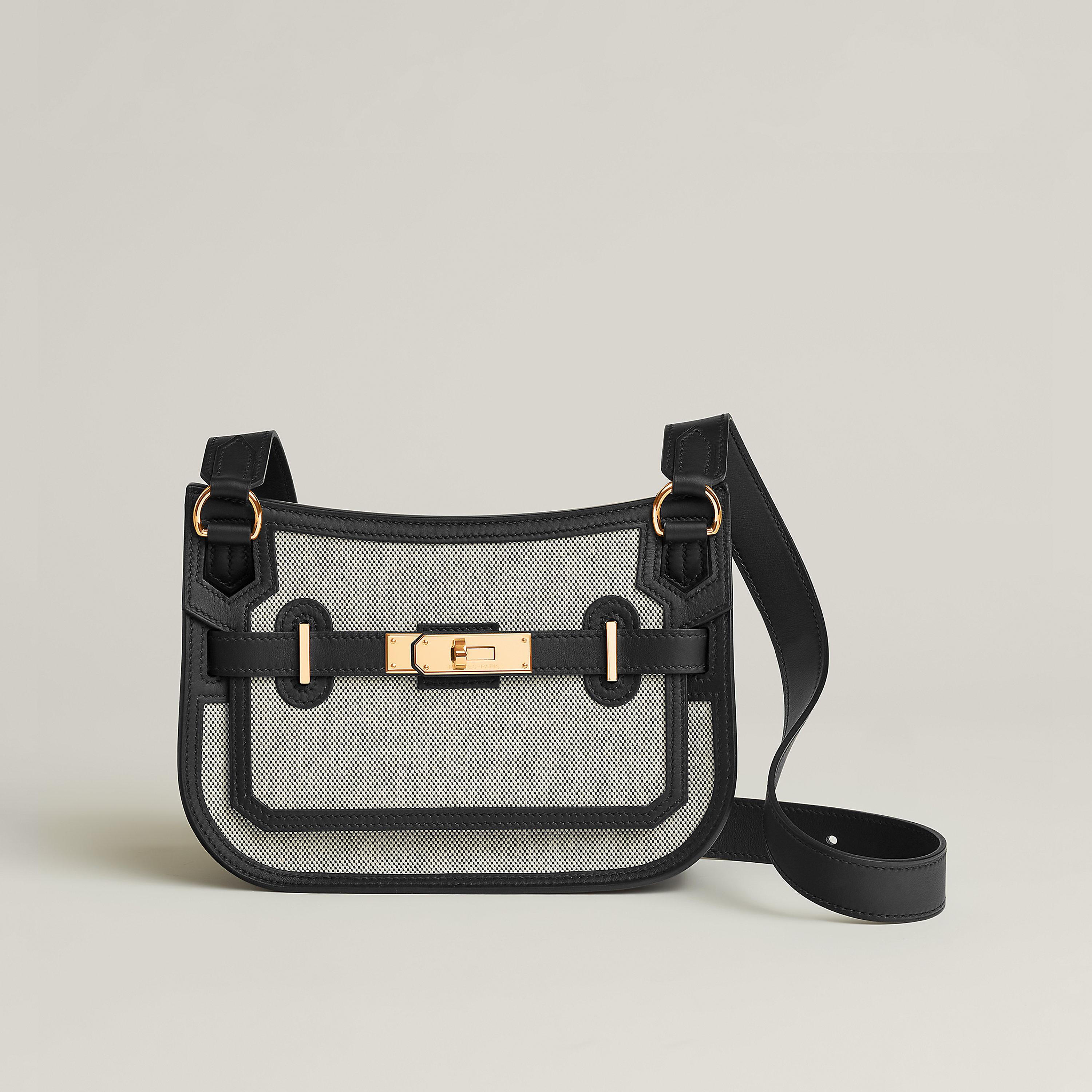 Jypsiere mini Toile & Cuir bag